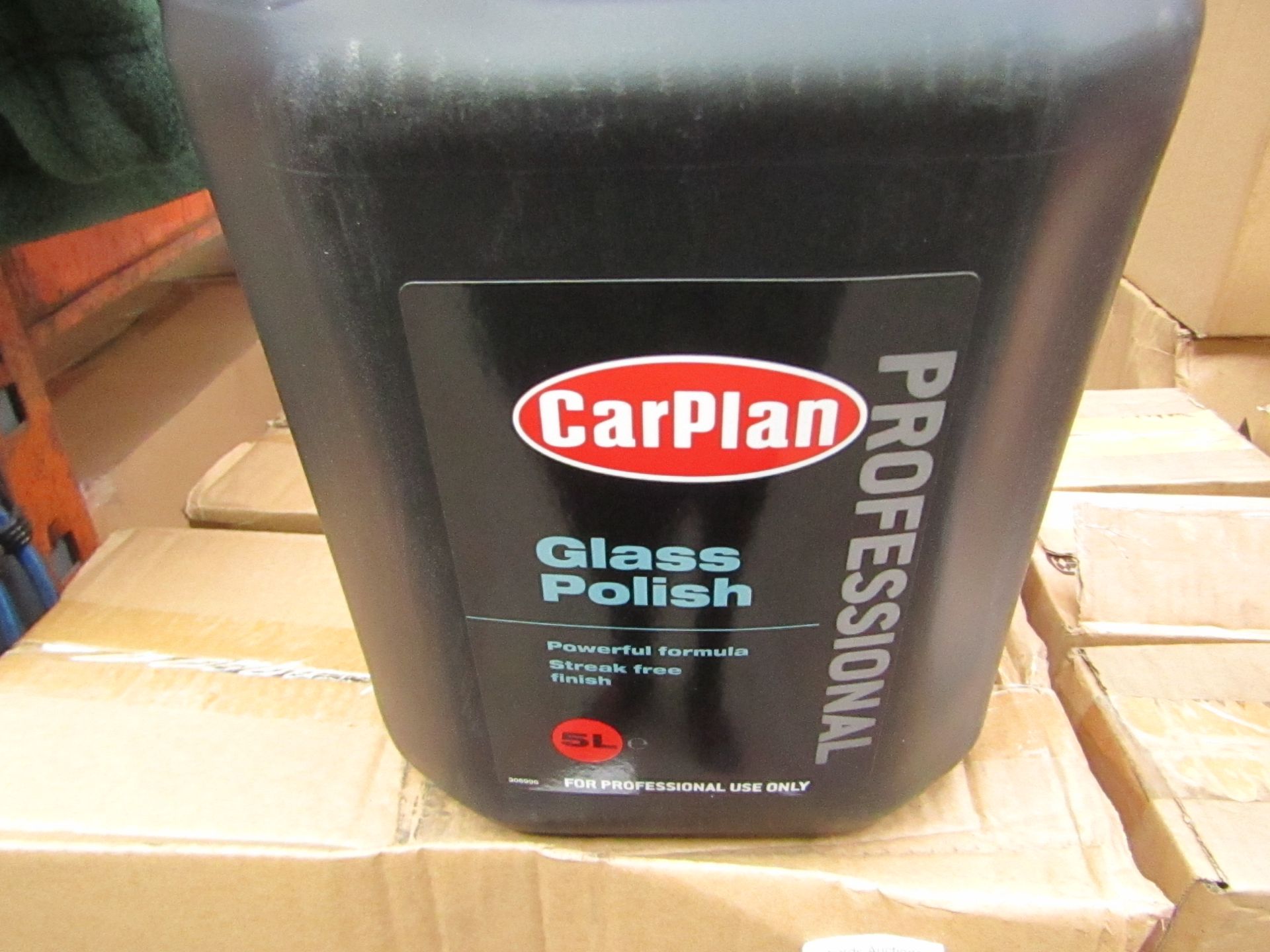 Car Plan 5ltr tub of glass cleaner, new