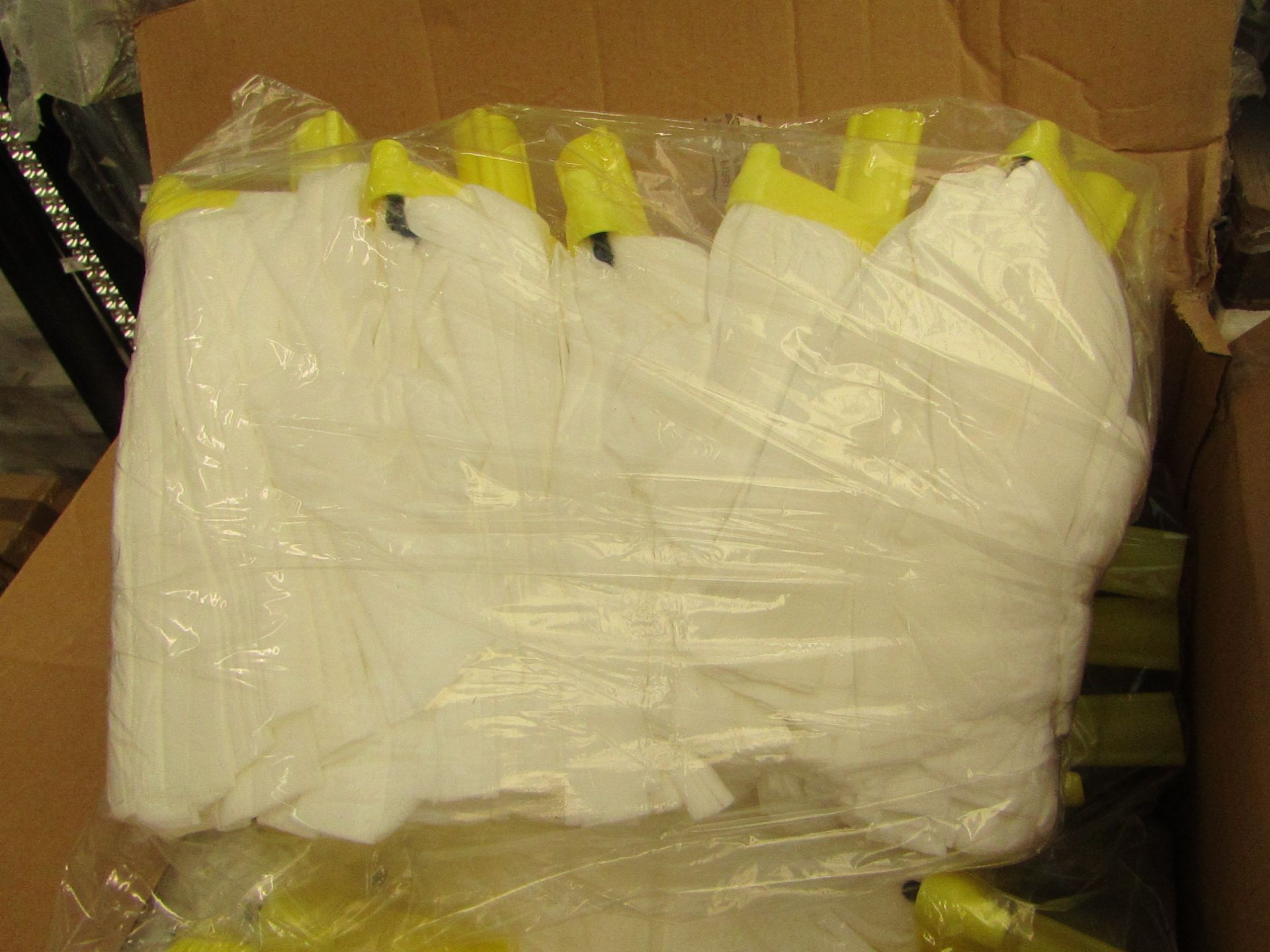 Box of 50 Universal Mop Heads. All New & Packaged