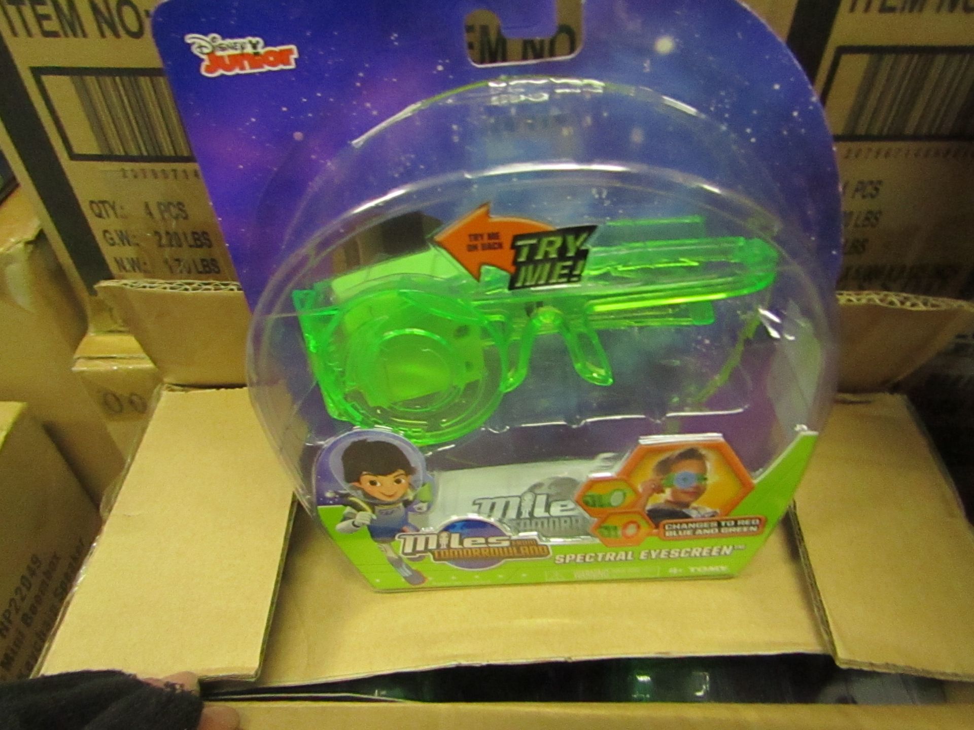 4 x Miles From Tomorrowland Spectral Eyescreen goggle. New & packaged