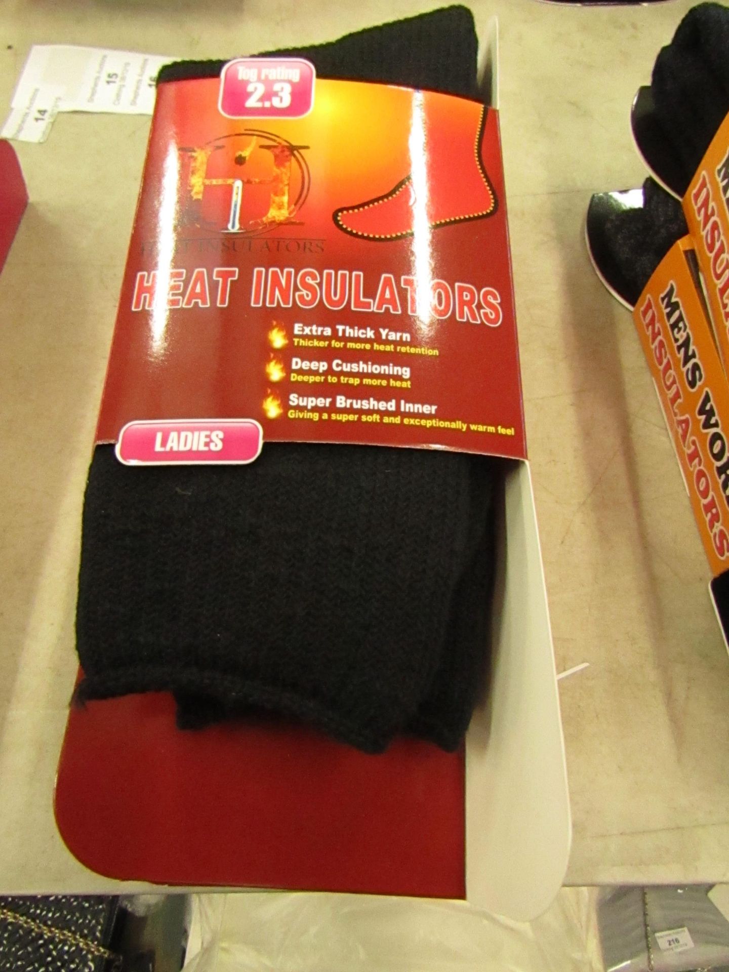 2 x pairs of Women's Heat Insulators 2.3 tog rating Durable & Hardwearing with Super Brushed Inner