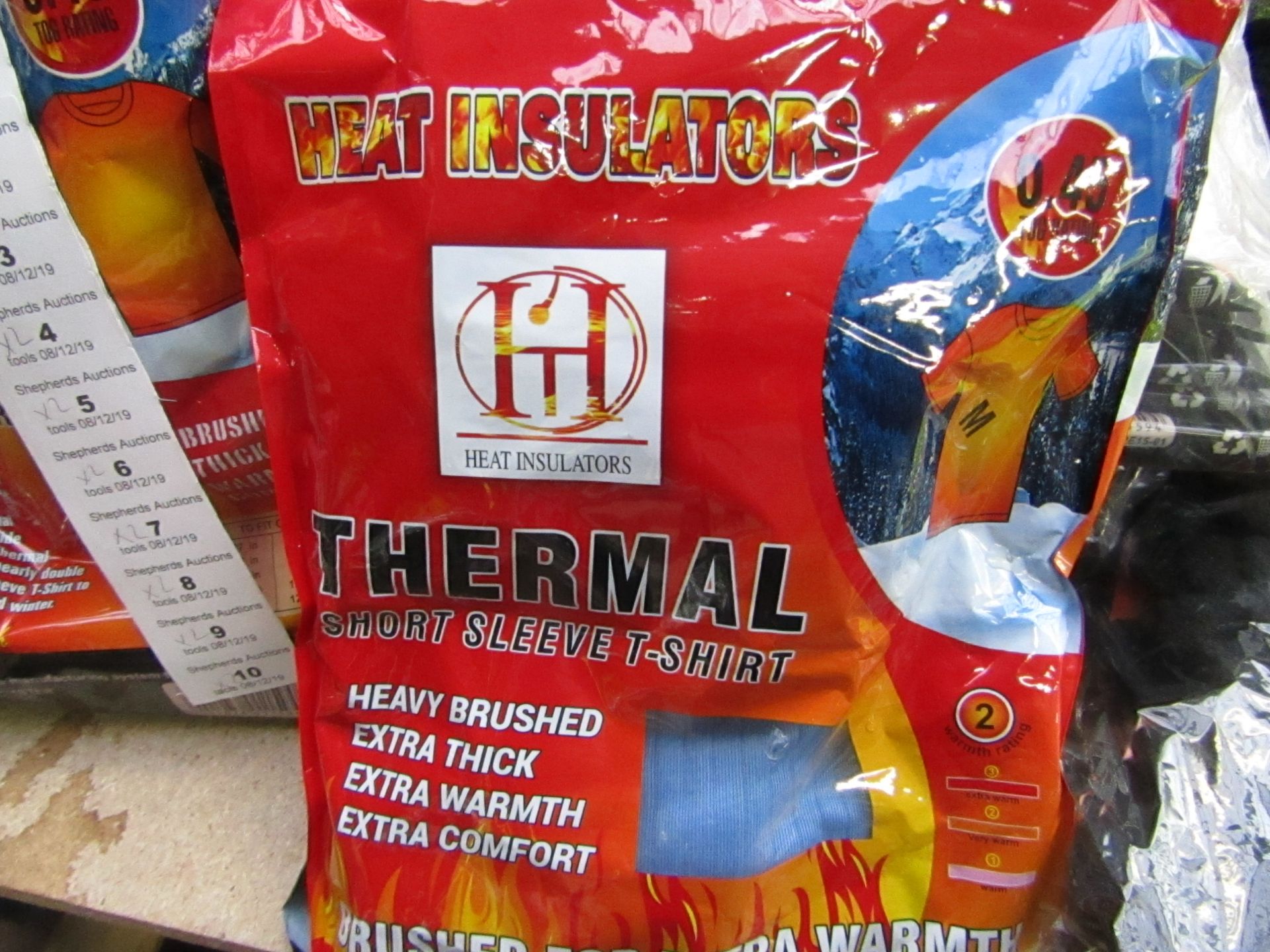 2x Heat Insulators thermal T-Shirts, 0.45 Tog rating, new in packaging, Size medium