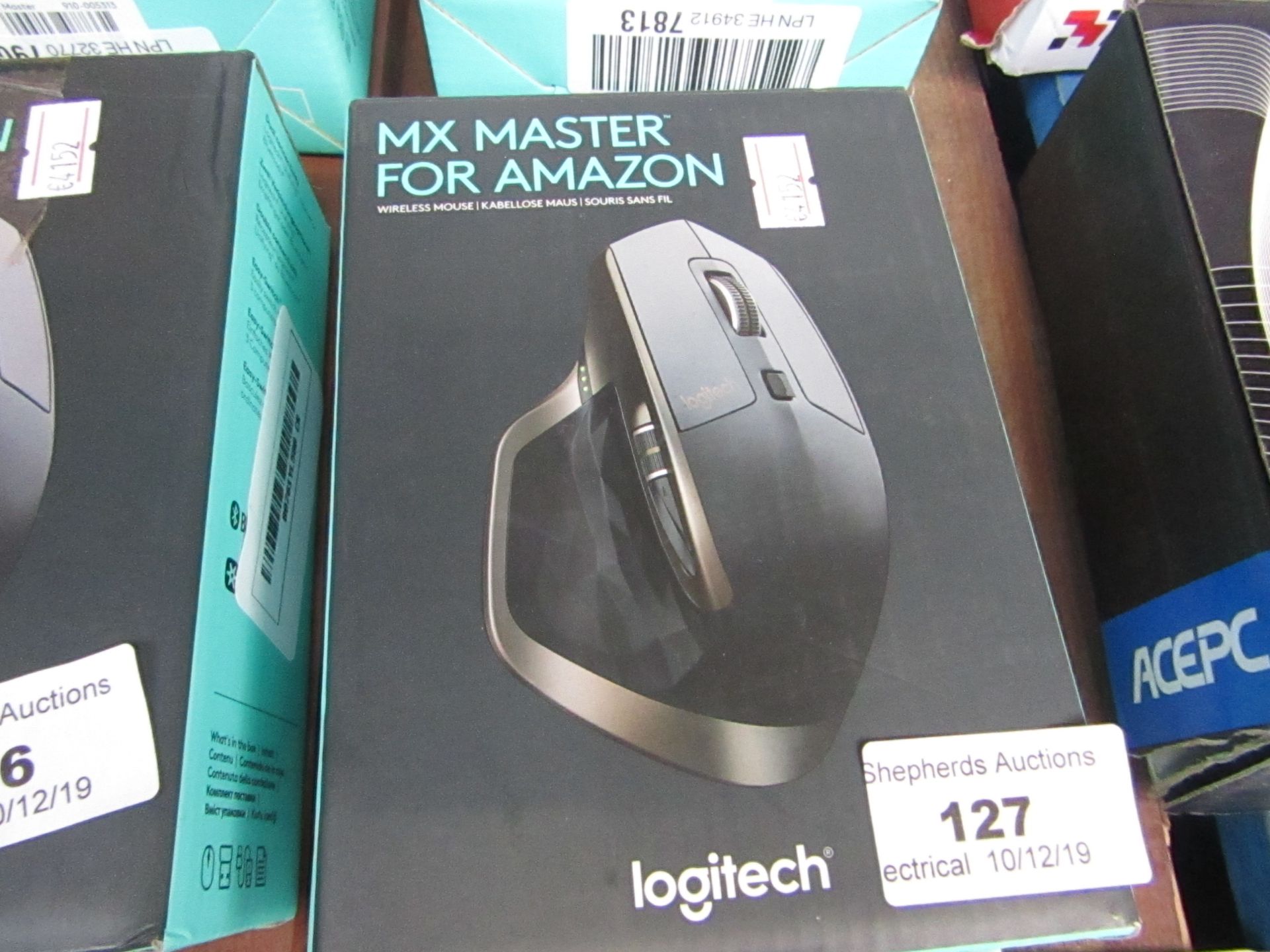 Logitech - MX Master for amazon, untested and boxed.