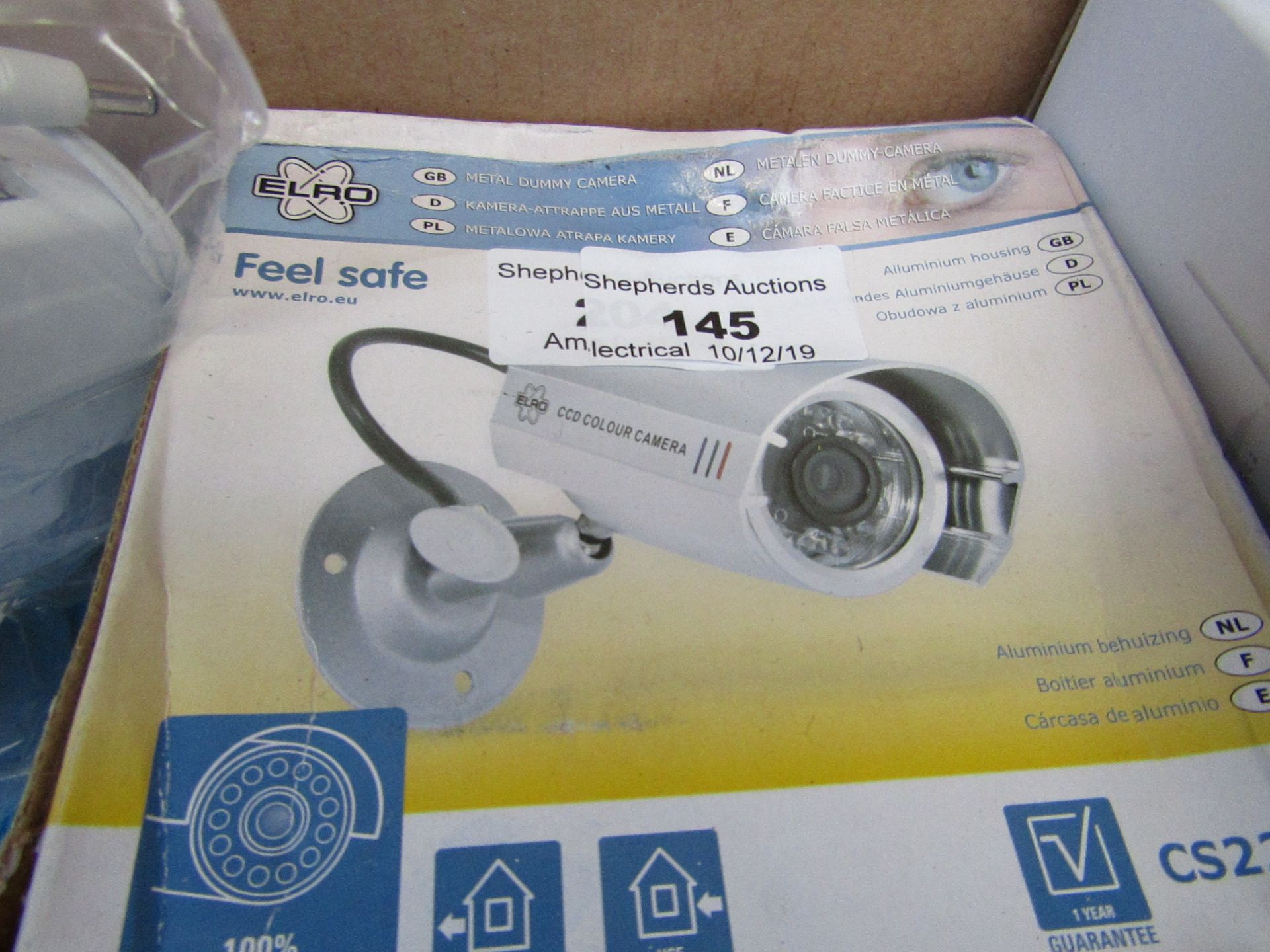 ELRO - Indoo/outdoor CCTV Camera untested and boxed.