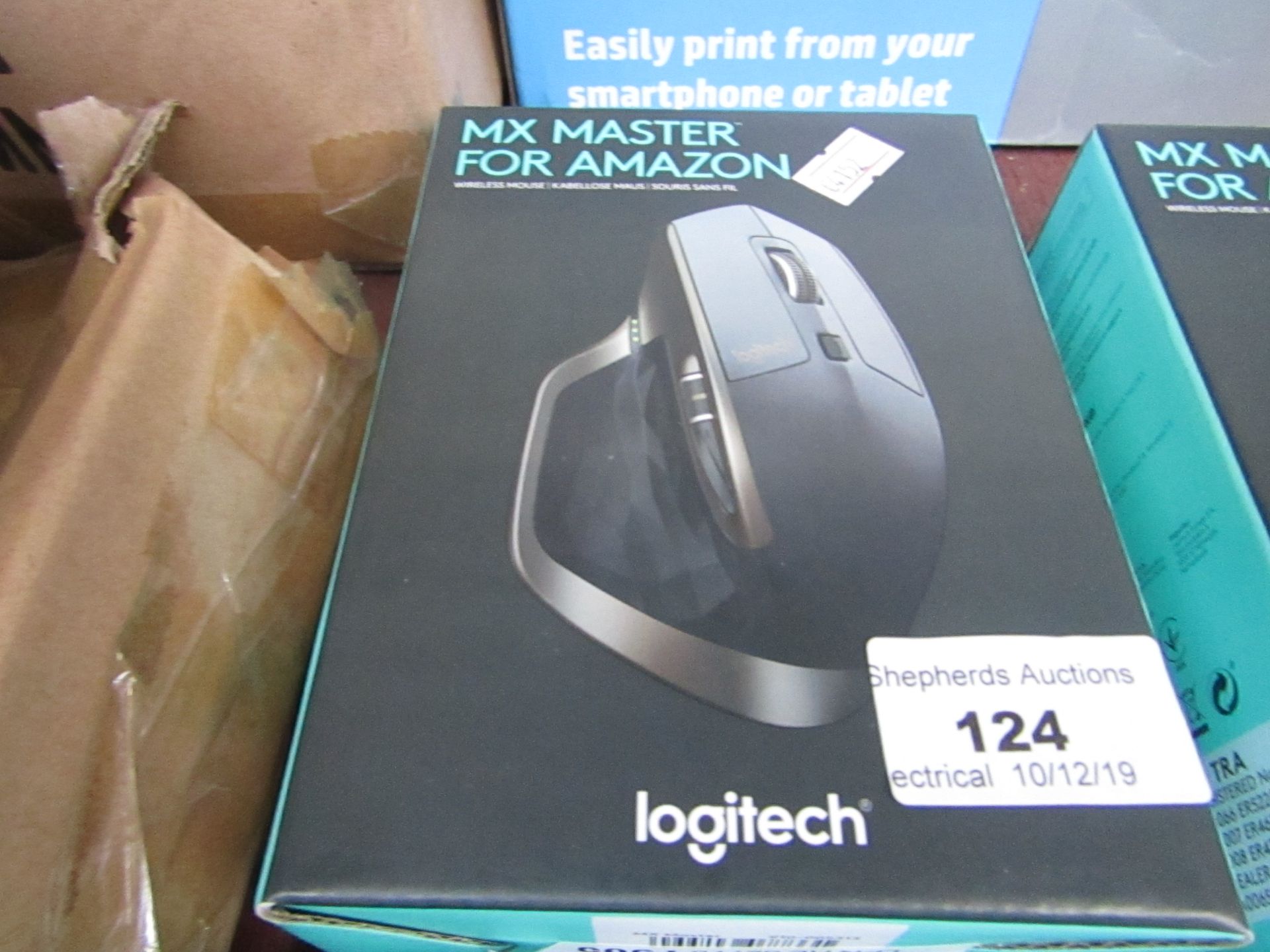 Logitech - MX Master for amazon, untested and boxed.