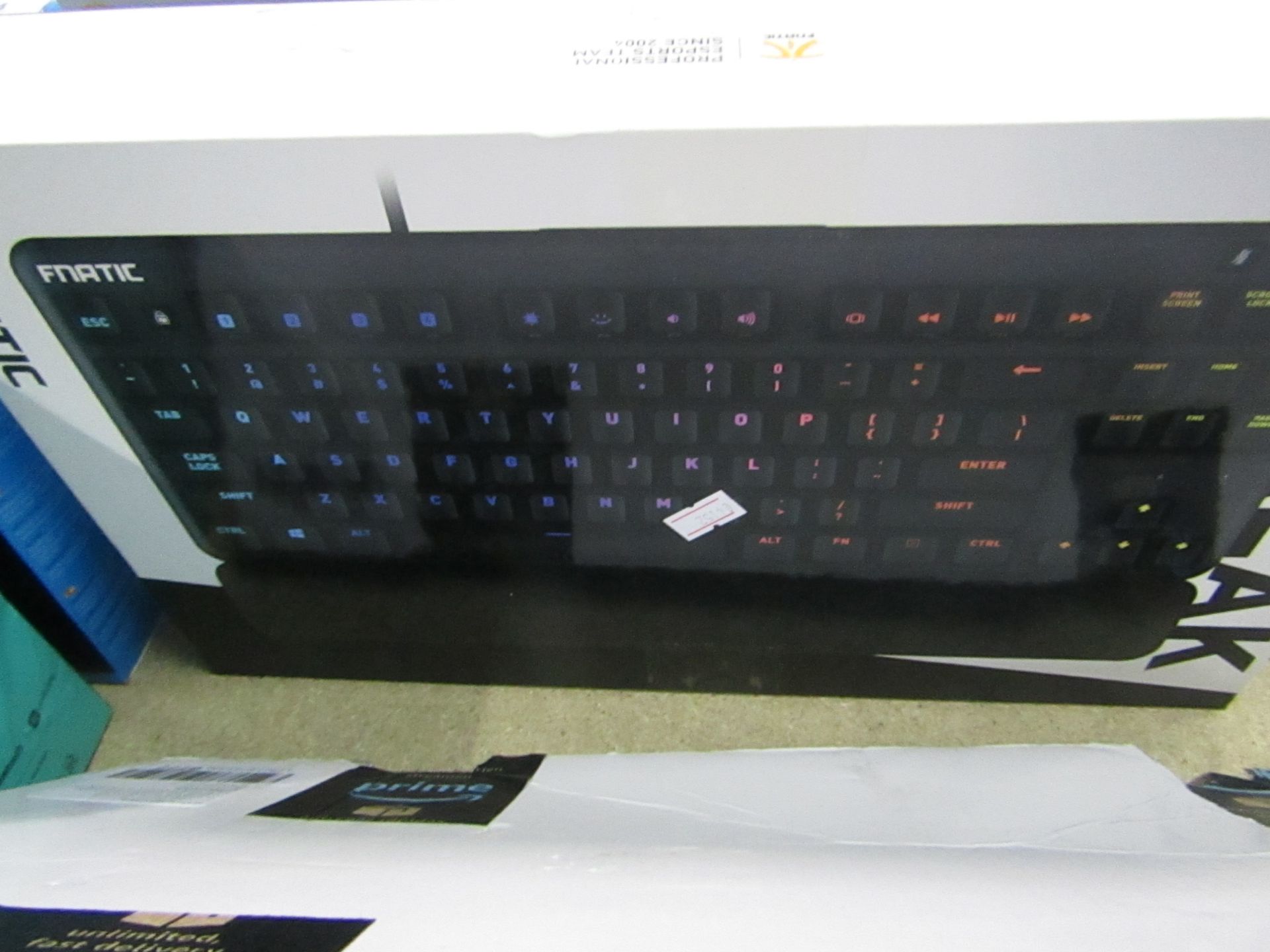 Fnatic Mini Streak keyboard, untested and boxed.