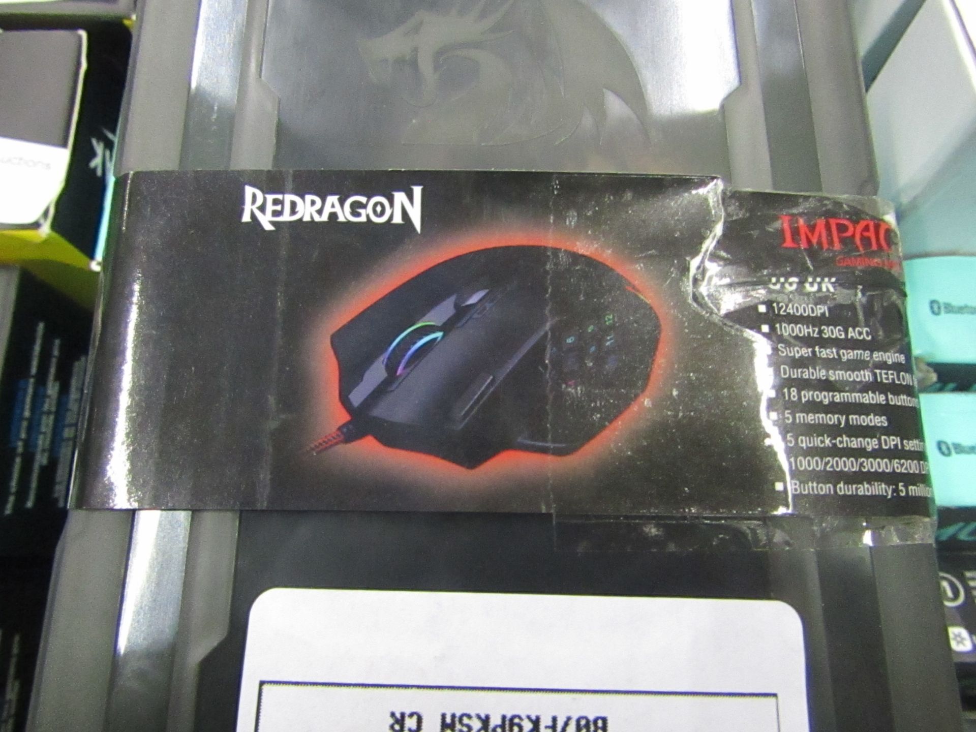Red Dragon multi-functional gaming mouse, untested.