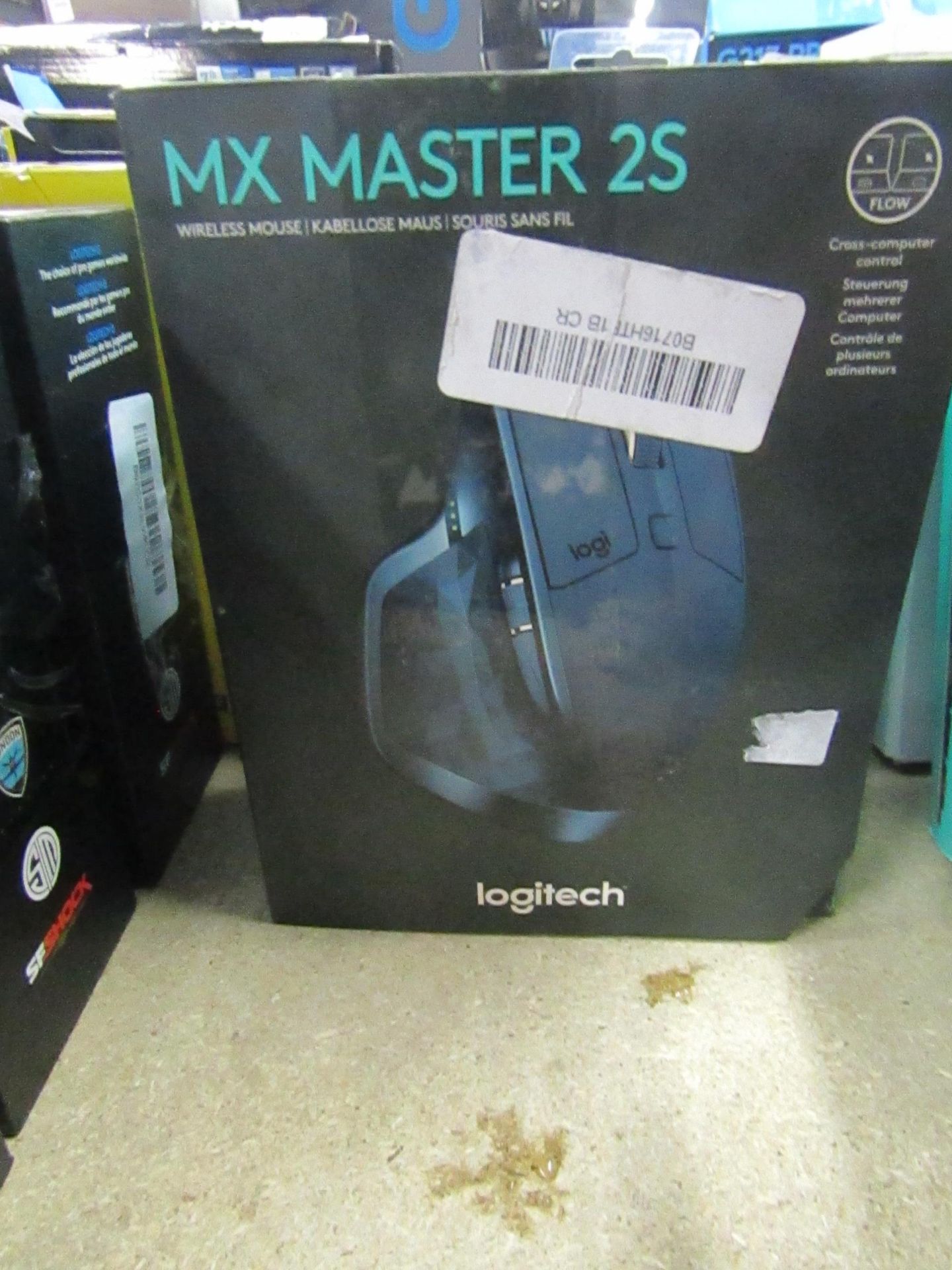 Logitech MX Master 2S gaming mouse, tested working and boxed. RRP £99.99