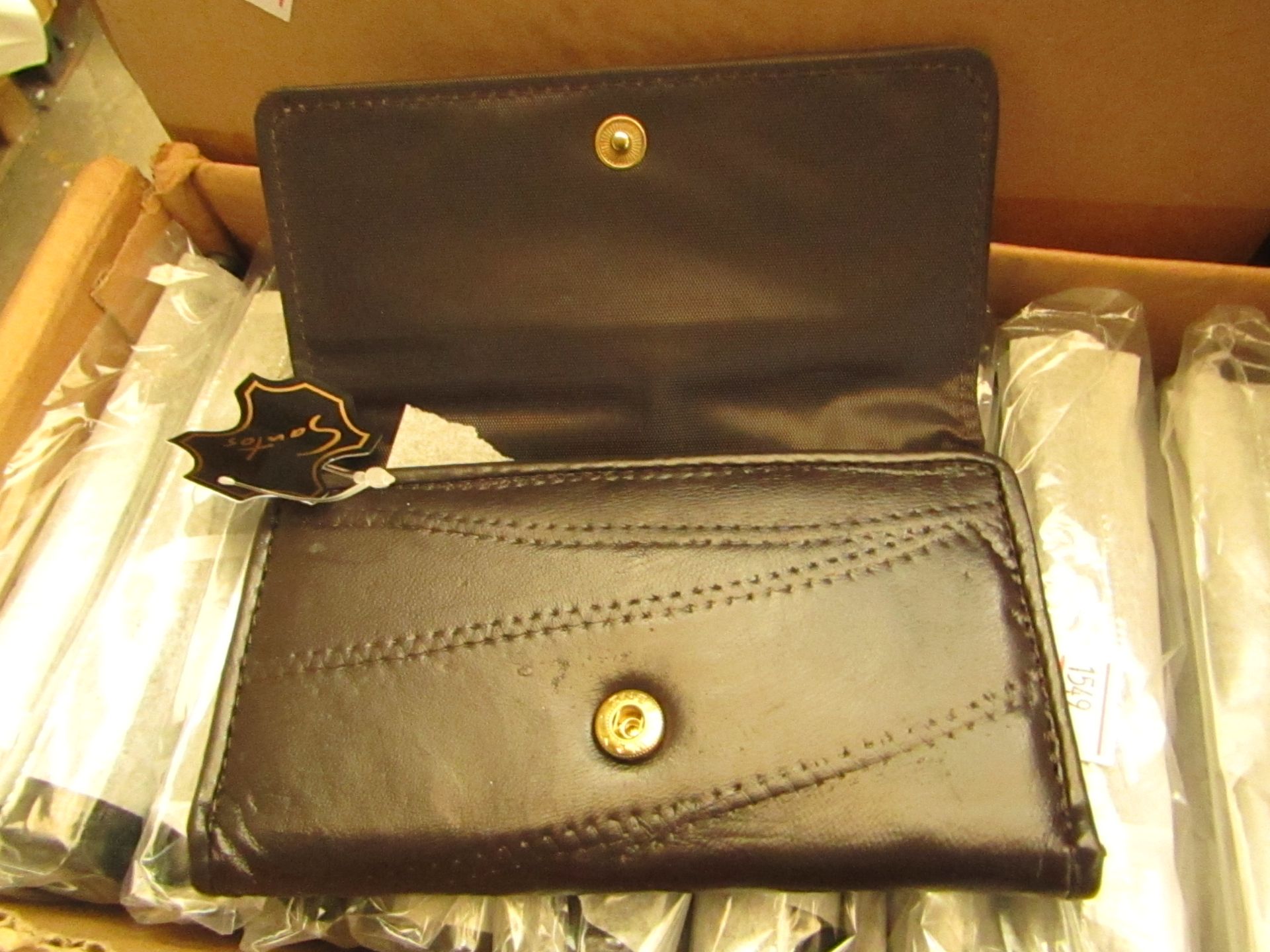 12 x Santos Real Leather Purses.New with Tags