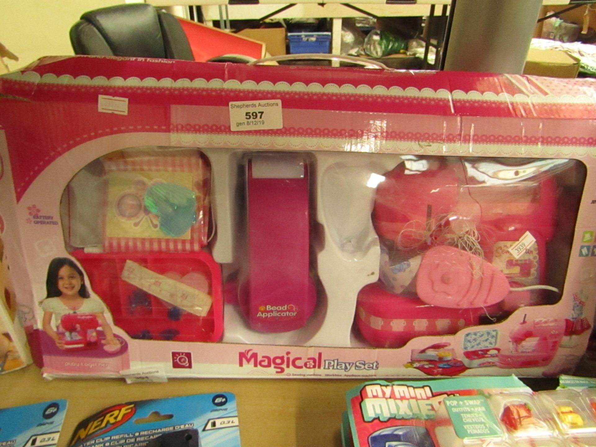 Magical Playset sewing machine. Packaged