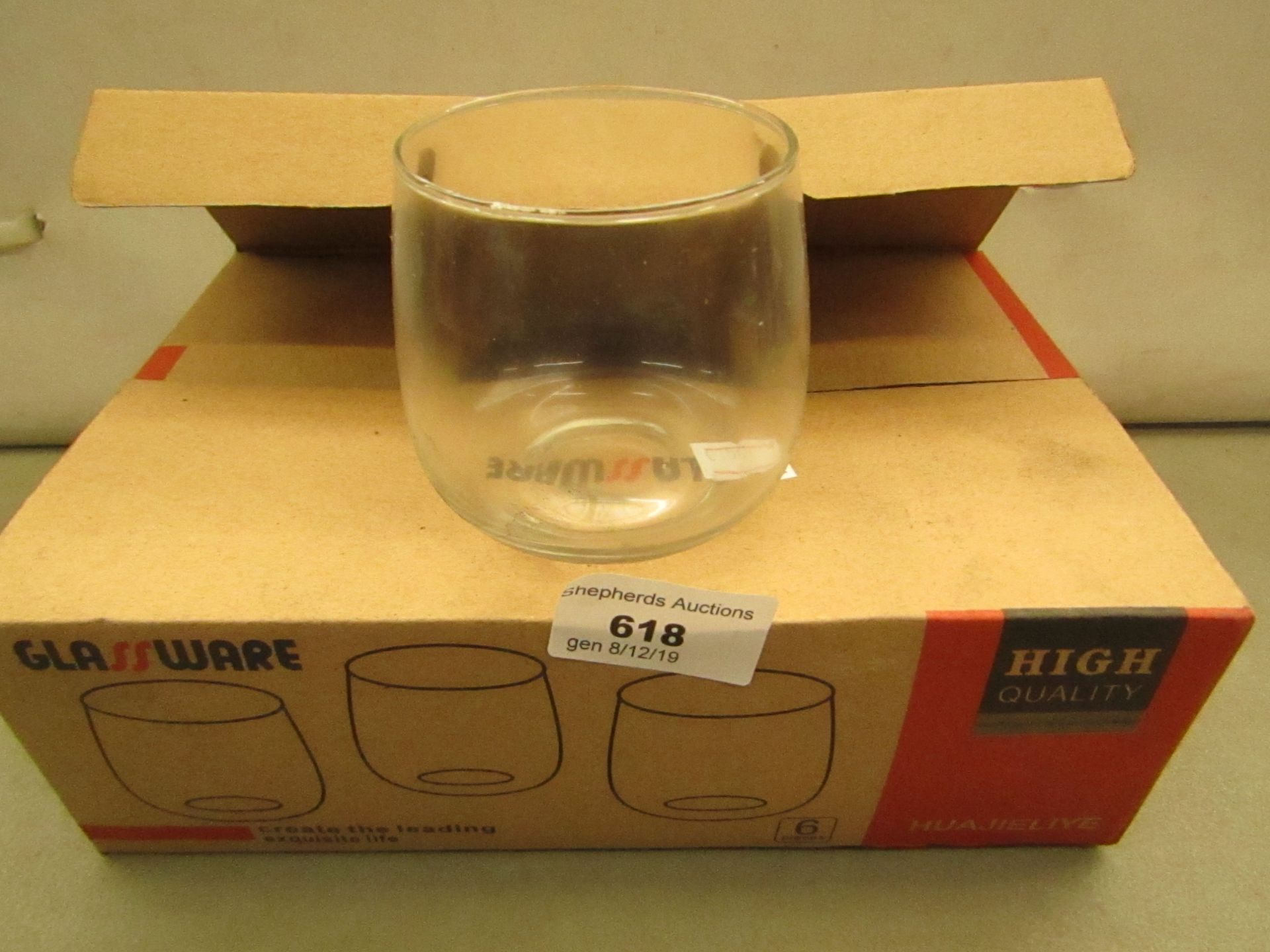 6 X Small Tumblers Boxed