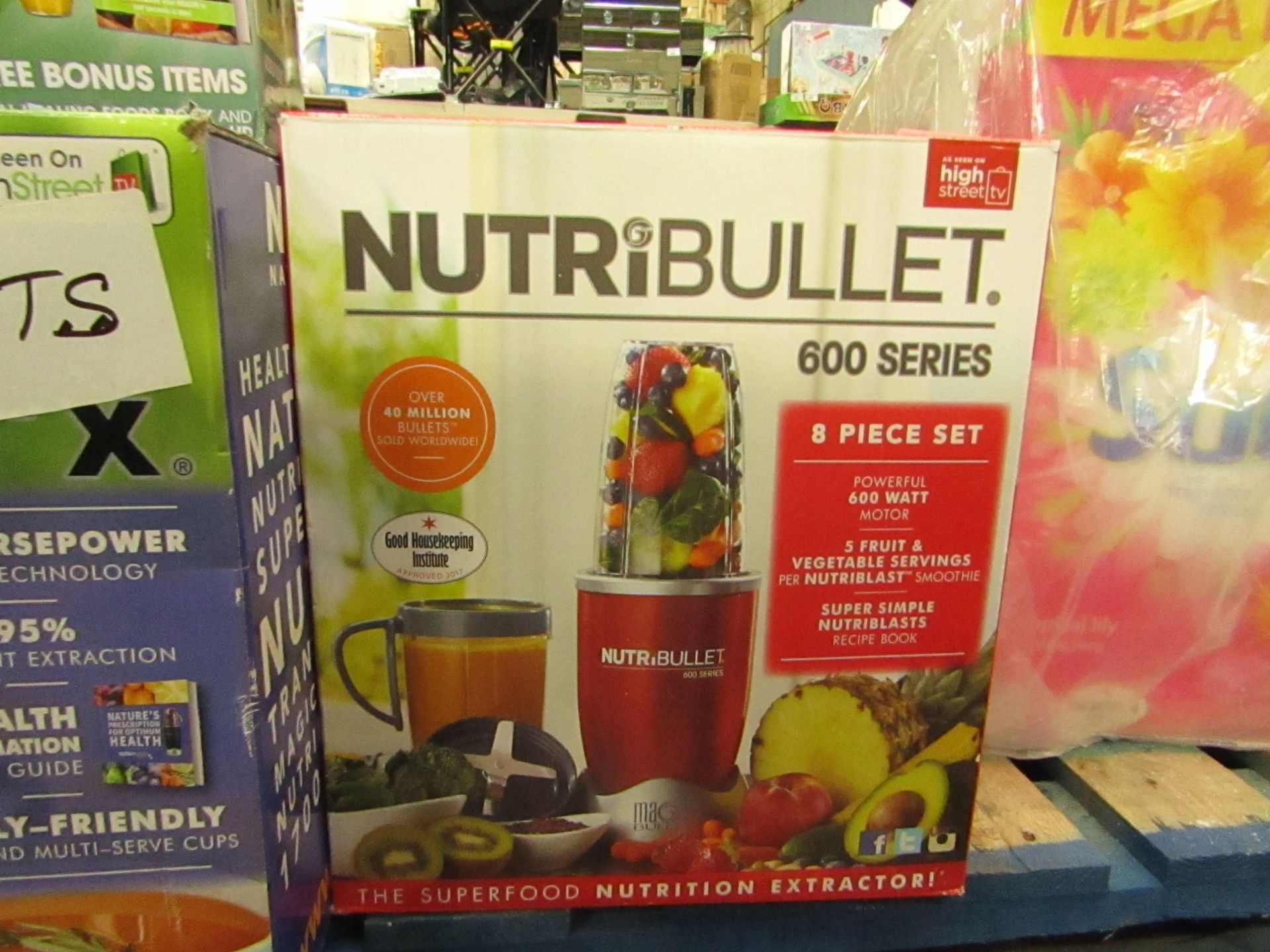 NutriBullet 600 Series , unchecked and boxed | SKU - | RRP œ59.99 | Please note these items cannot