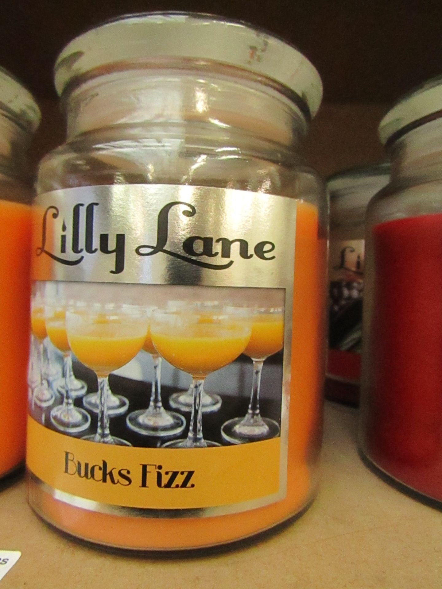 Lilly Lane - Bucks Fizz Scented Candle, new.