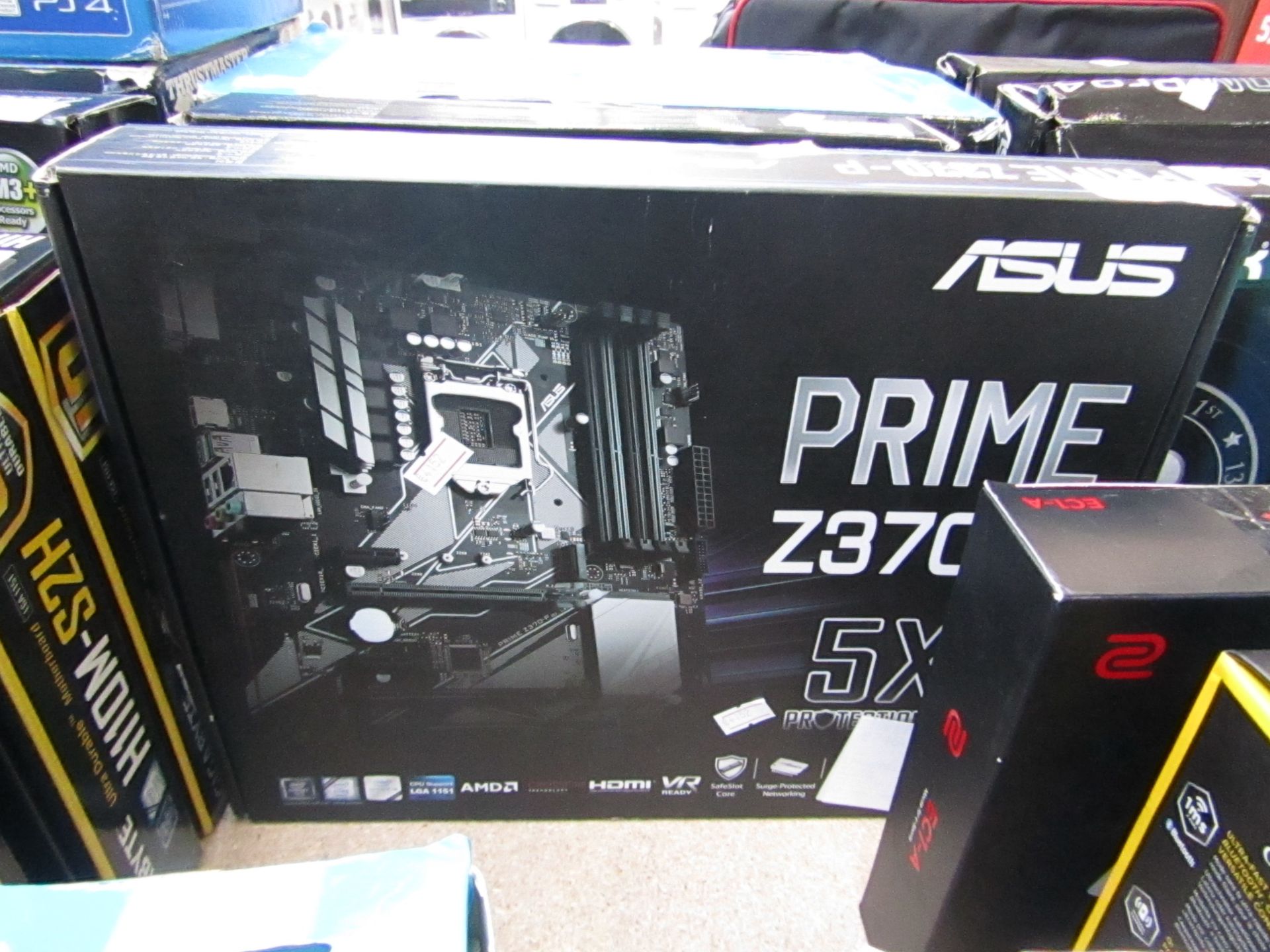 Asus Prime Z370-P motherboard, untested and boxed.