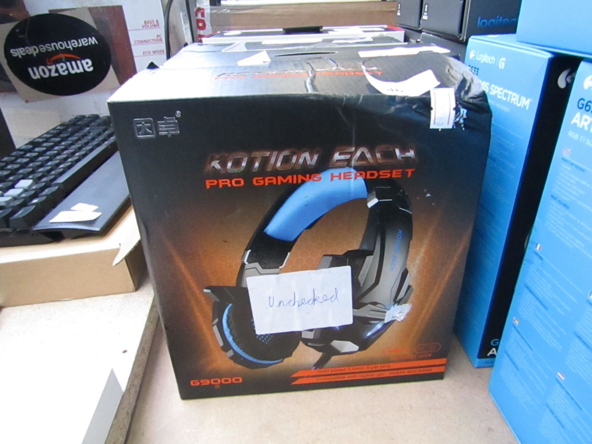 Kotion Each gaming headset, untested and boxed.