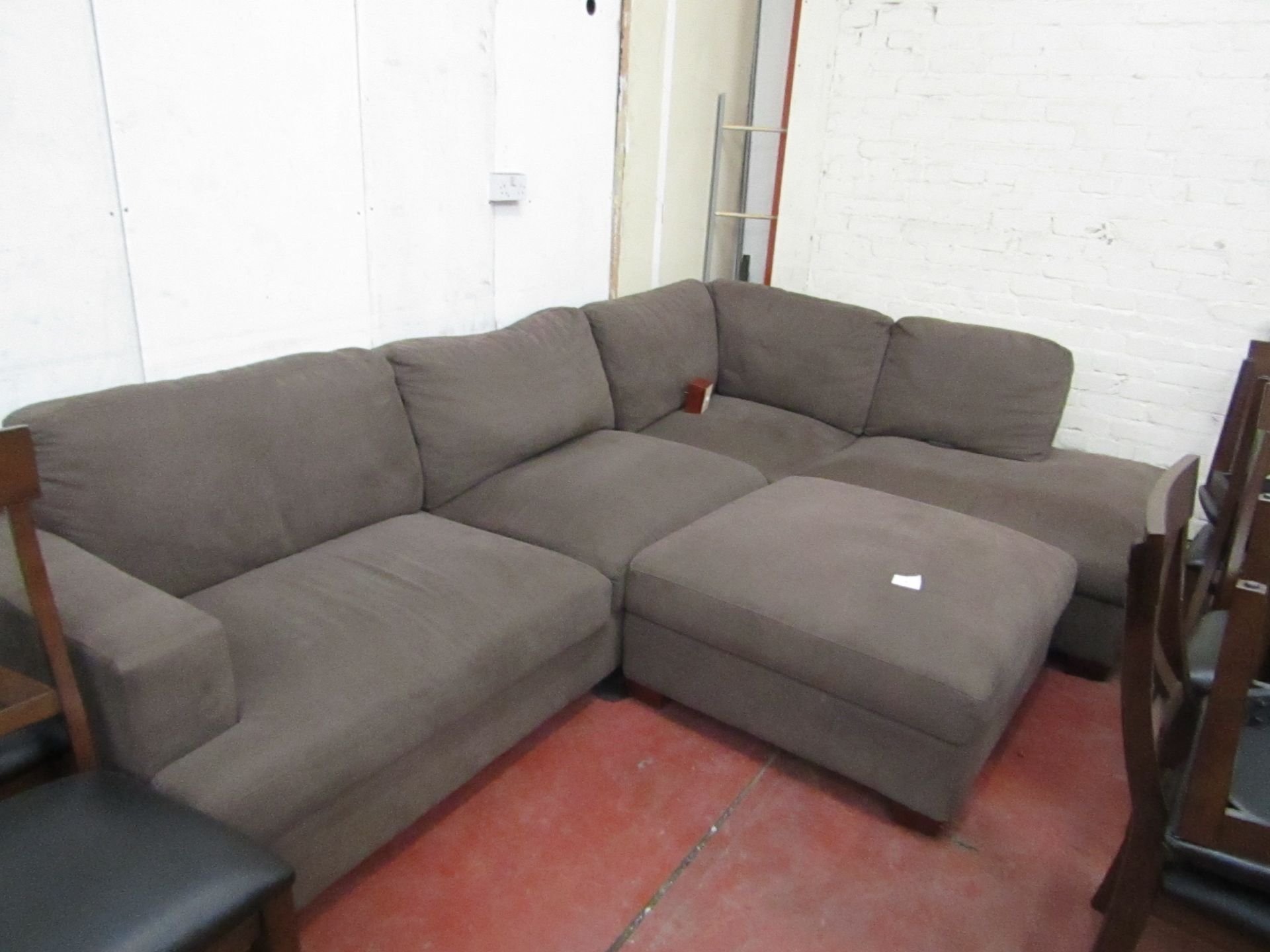 3 piece sectional Brown Sofa, RRP £1099