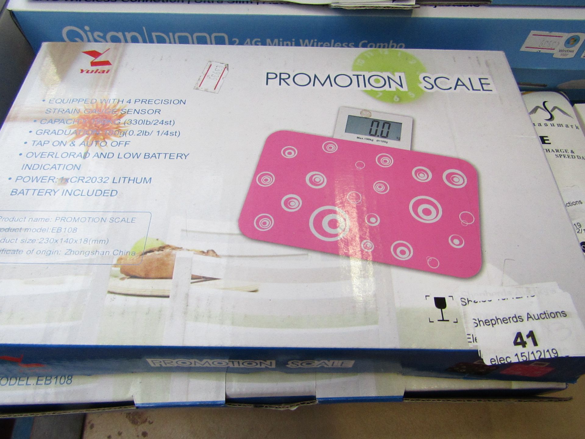 3x Promotion scale, all unchecked and boxed.