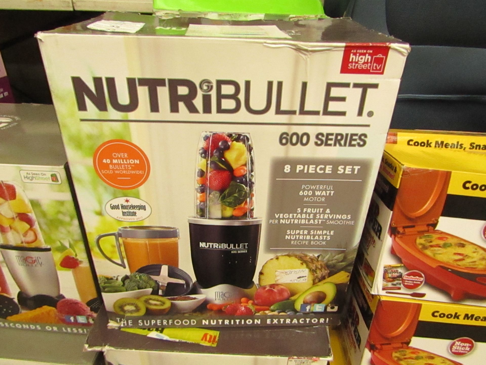 NutriBullet 600 Series Piano Black, Untested and boxed | SKU - C5060191461245 | RRP œ59.99 |