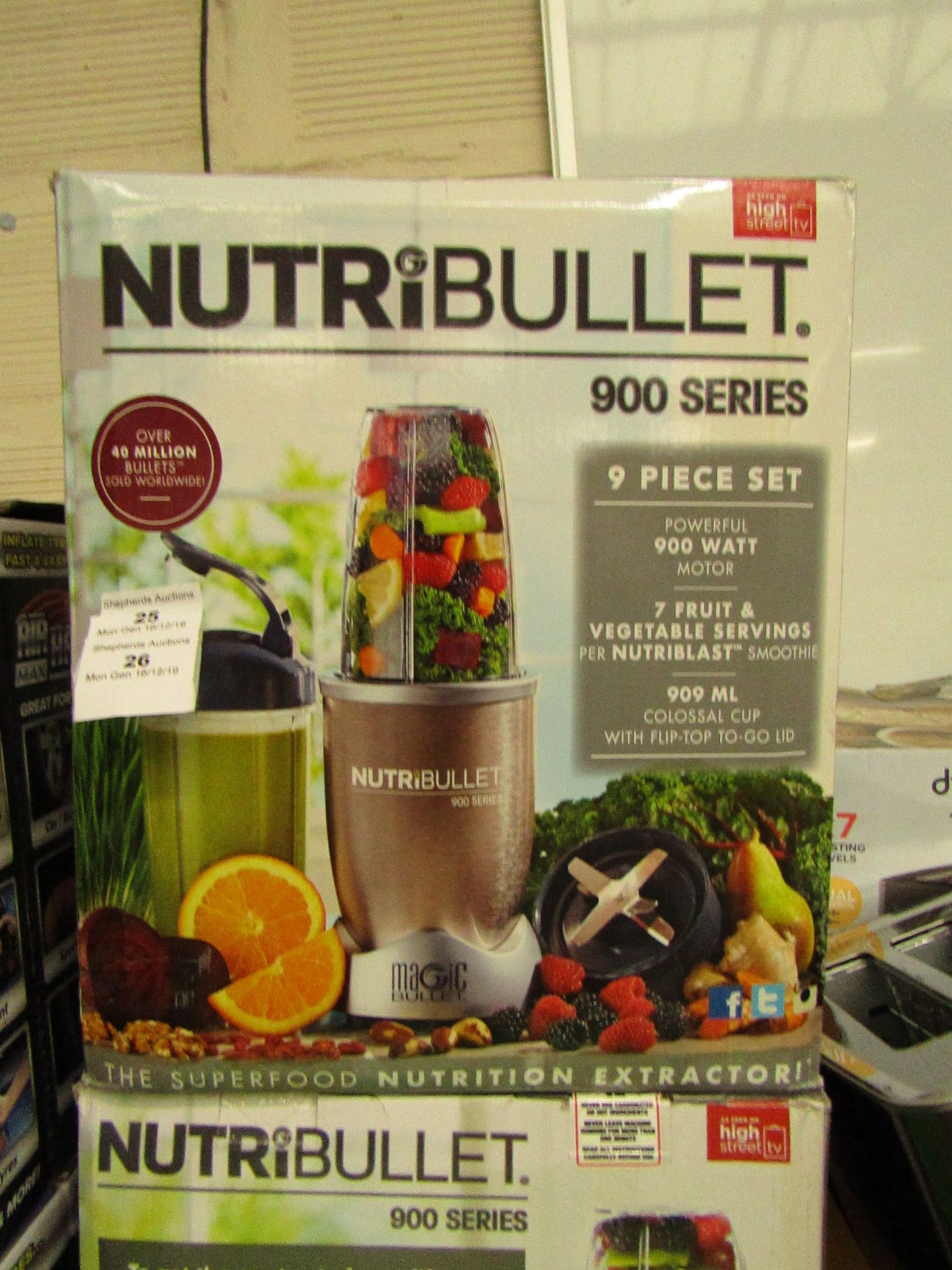 Nutribullet 900 Series , Untested and boxed | SKU - C5060191467353 | RRP œ79.99 | Please note