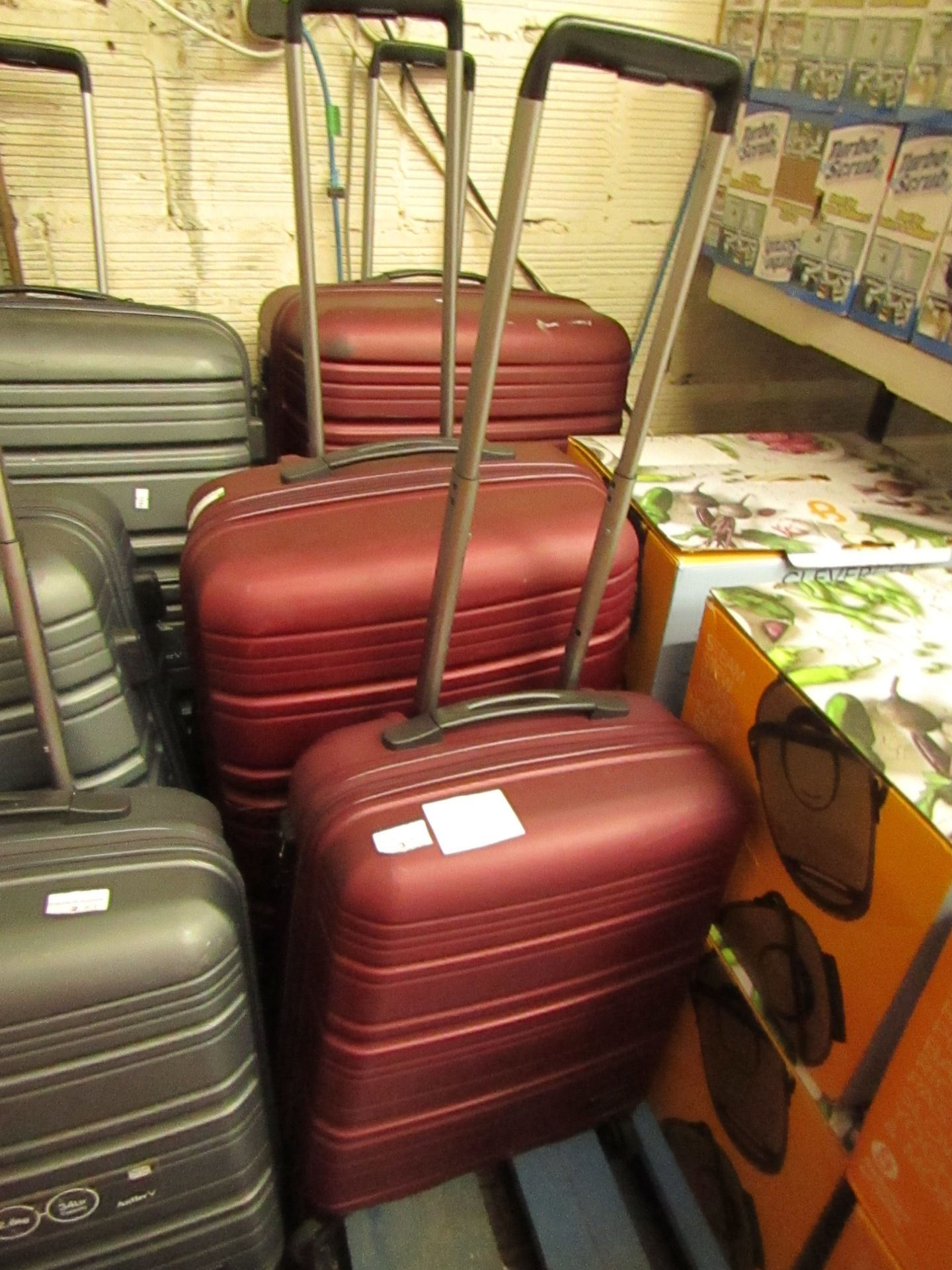 Set of 3 Antler Suitcases.These have a few scuffs but nothing major