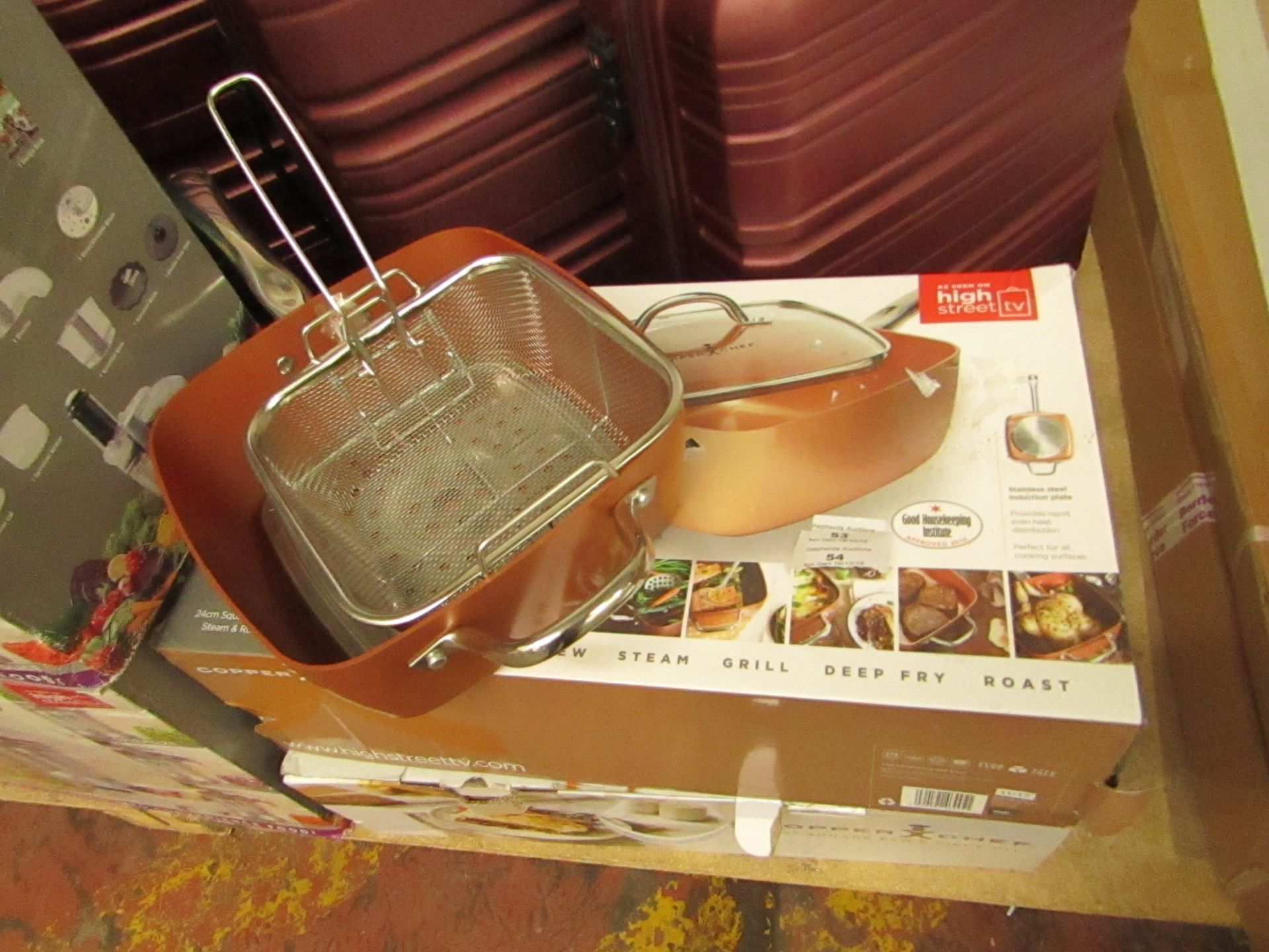 Copperchef 6 in 1 Square Pan, Untested and boxed | SKU - | RRP œ29.99 | Please note these items
