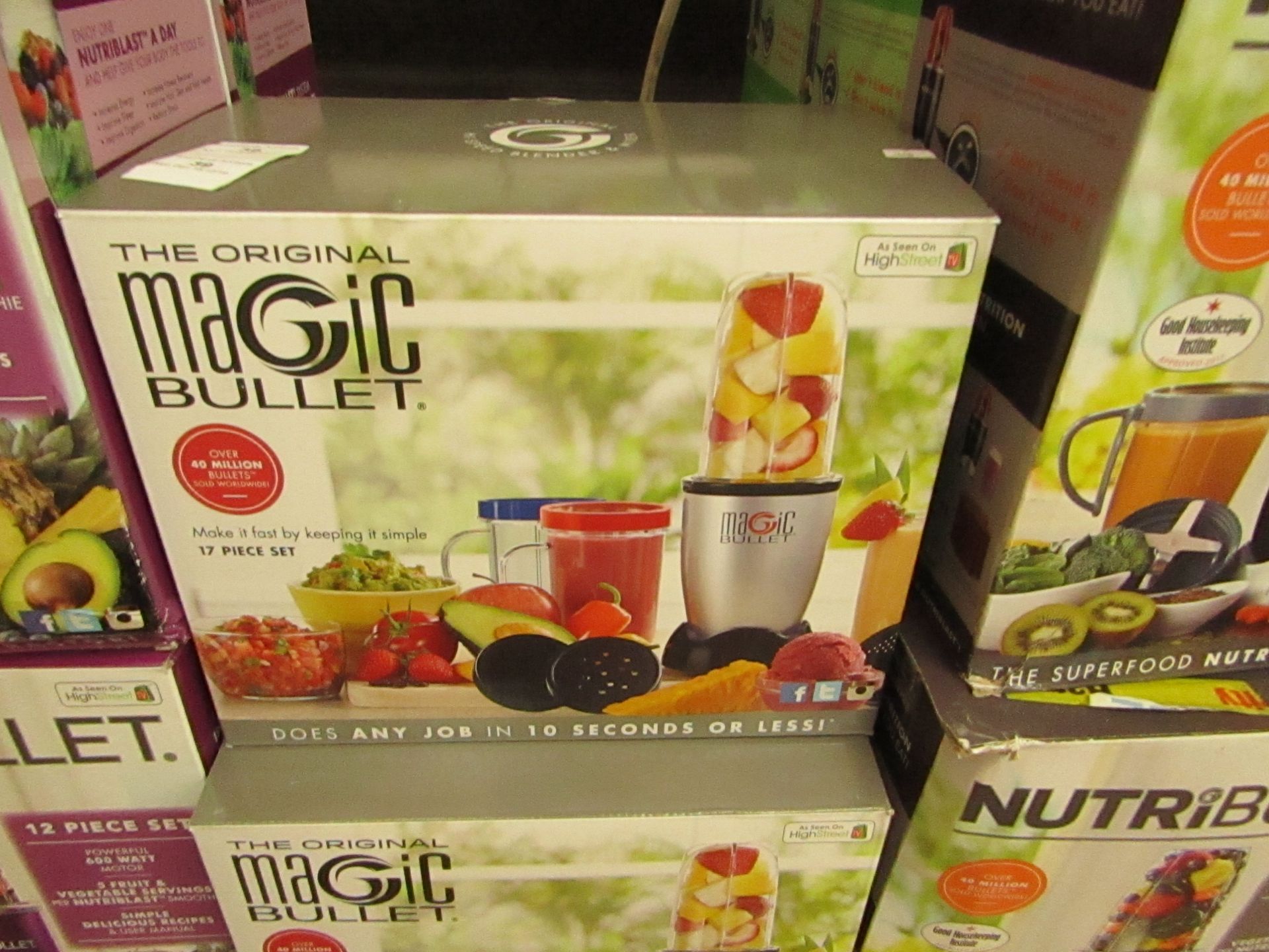 Magic Bullet 17 Piece Set, Untested and boxed | SKU - C5060385821411 | RRP œ49.99 | Please note