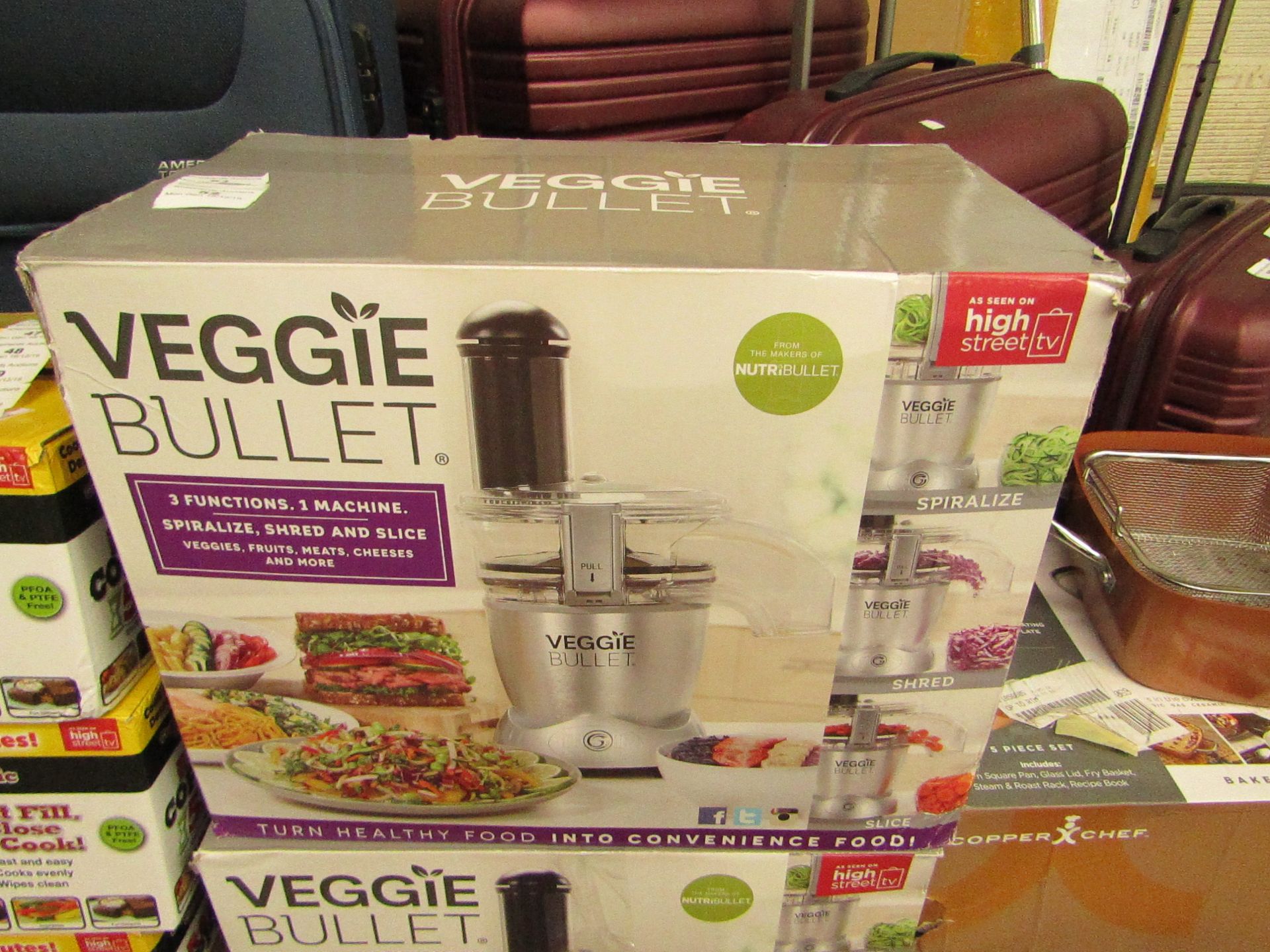 VeggieBullet, Untested and boxed | SKU - C5060191466851 | RRP œ129.99 | Please note these items