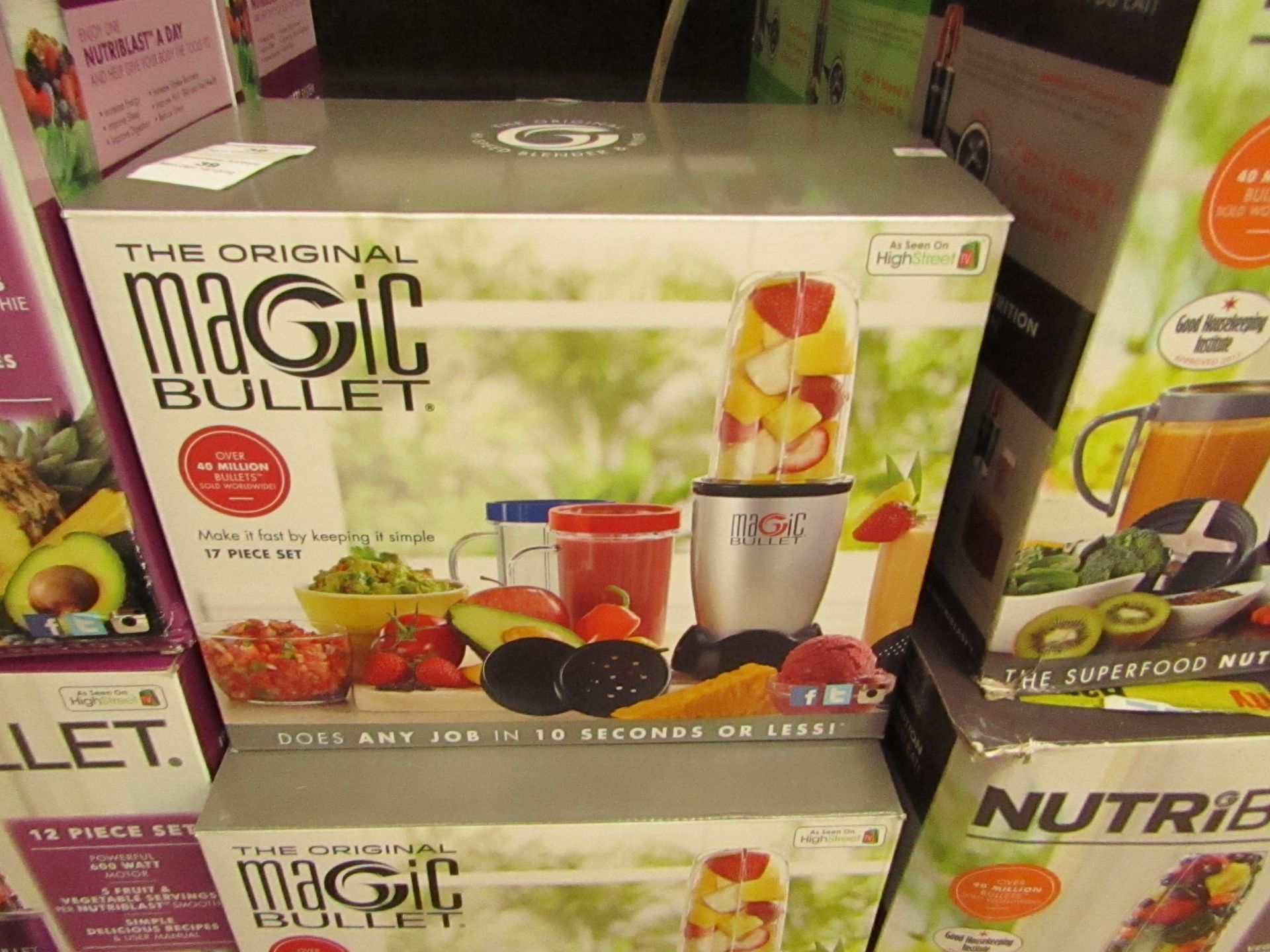 Magic Bullet 17 Piece Set, Untested and boxed | SKU - C5060385821411 | RRP œ49.99 | Please note