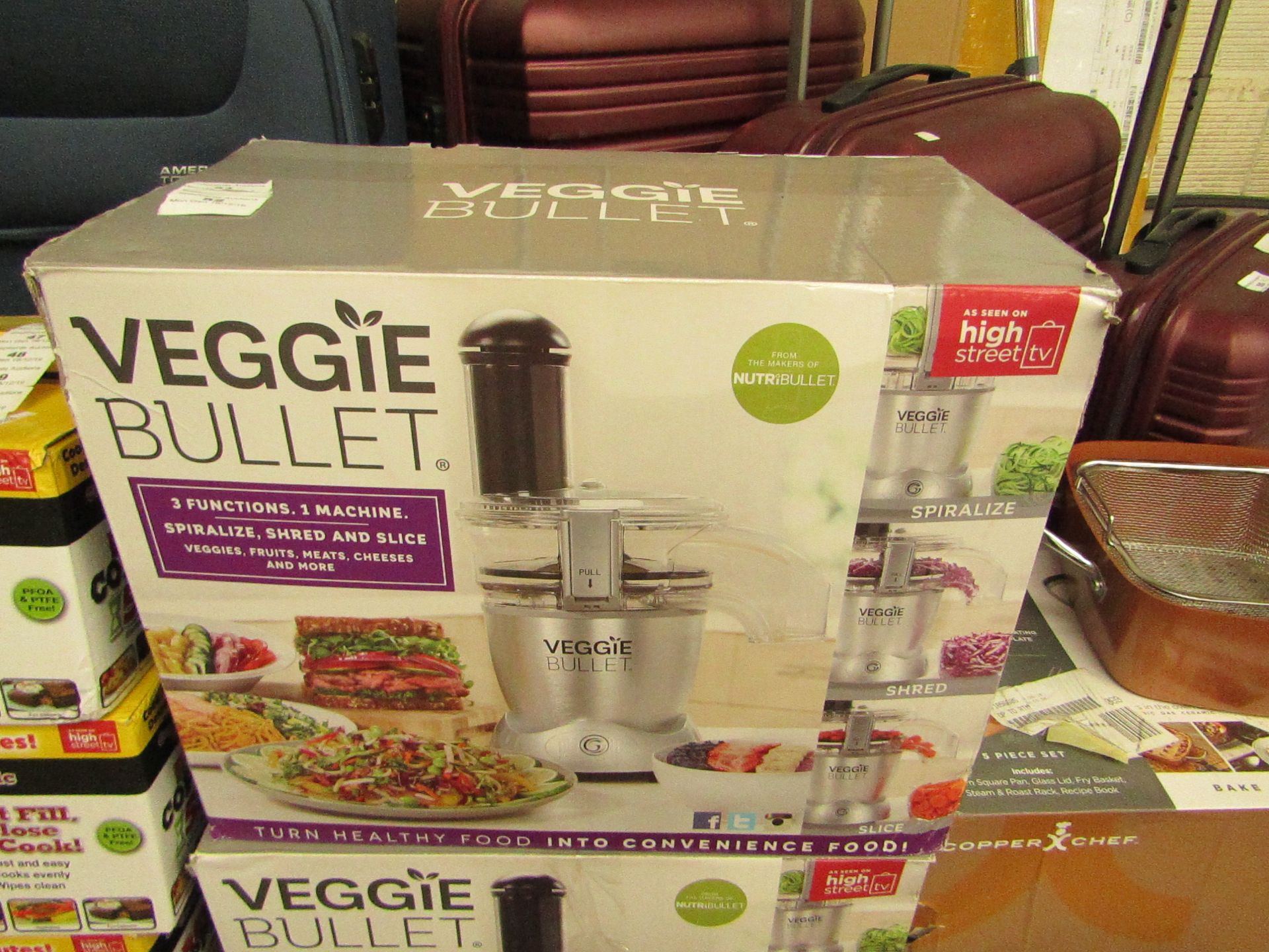 VeggieBullet, Untested and boxed | SKU - C5060191466851 | RRP œ129.99 | Please note these items