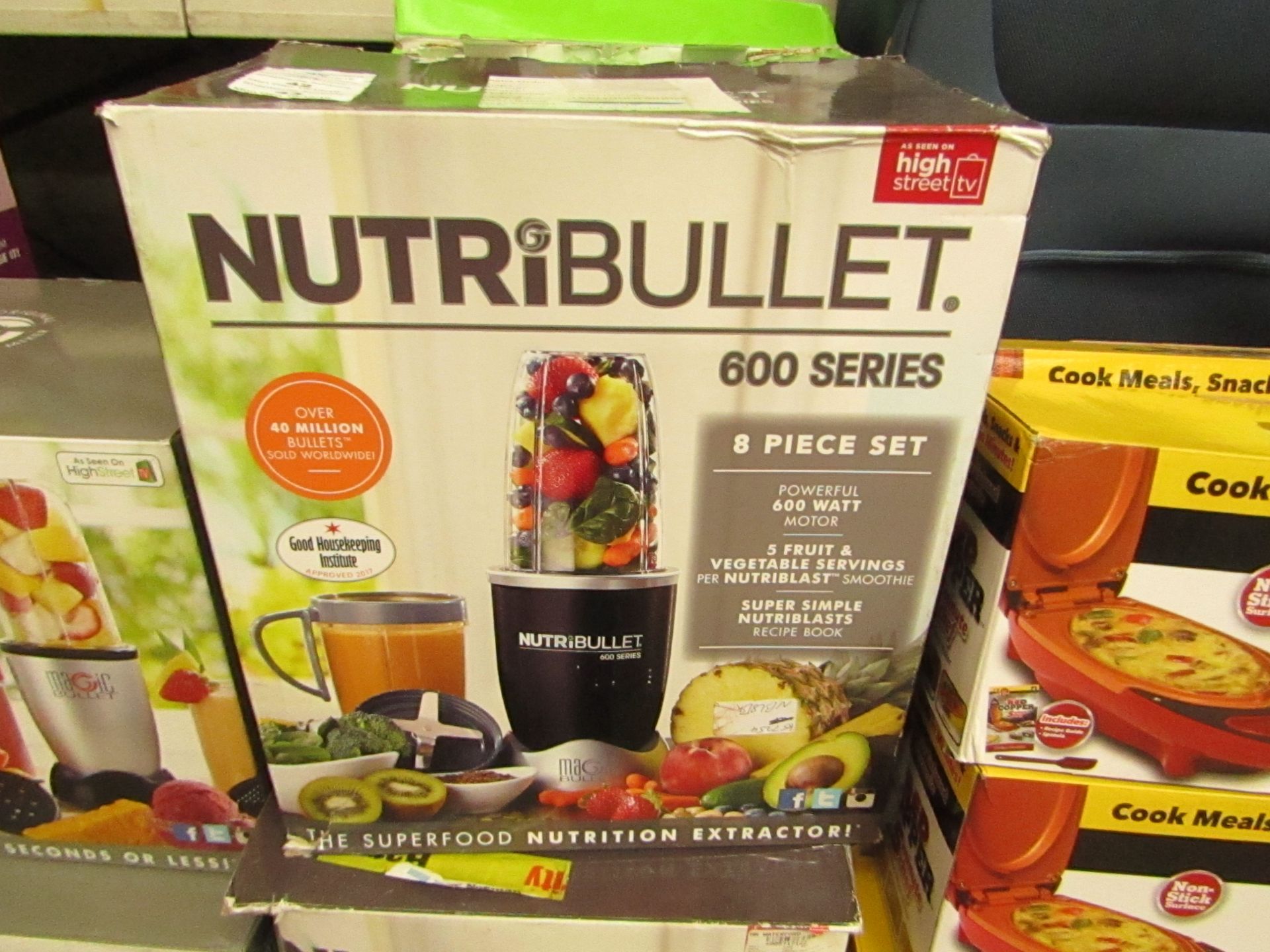 NutriBullet 600 Series Piano Black, Untested and boxed | SKU - C5060191461245 | RRP œ59.99 |