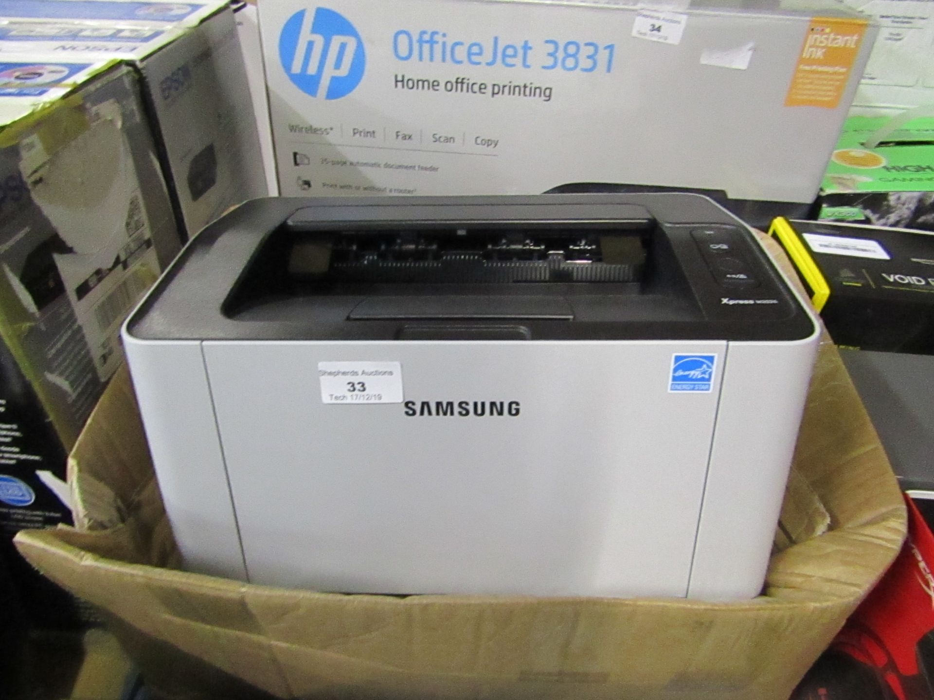 Samsung Xpress M2026 compact laser printer, unchecked in non original box