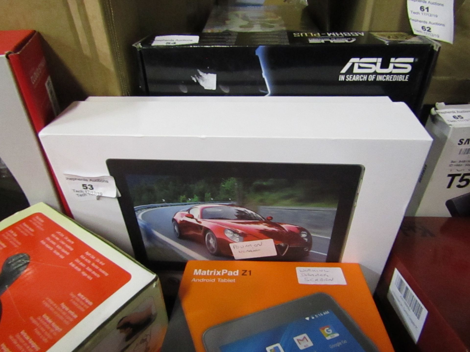 Unbranded tablet, tested working and boxed