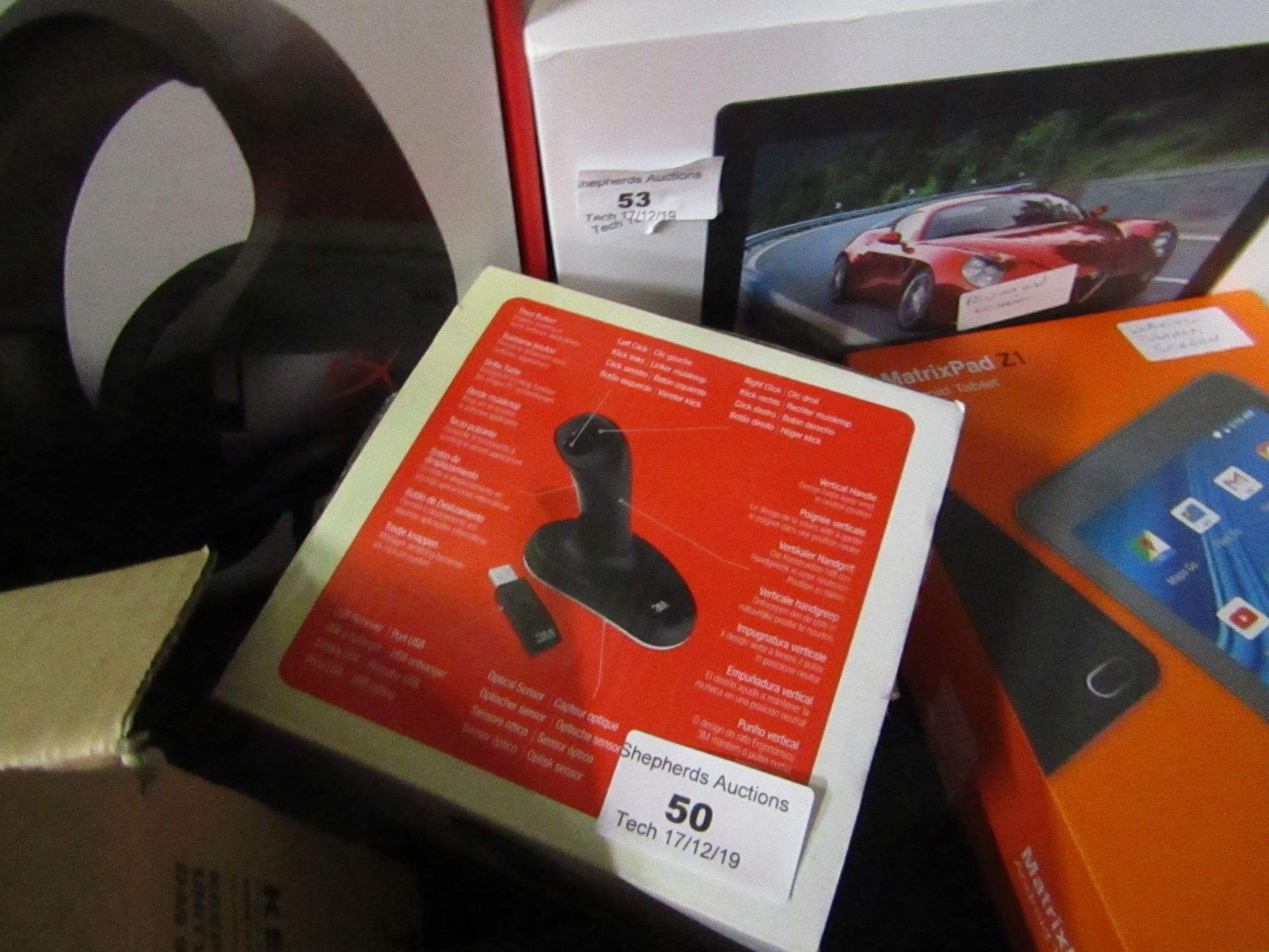 3M Ergonomic mouse, untested and boxed