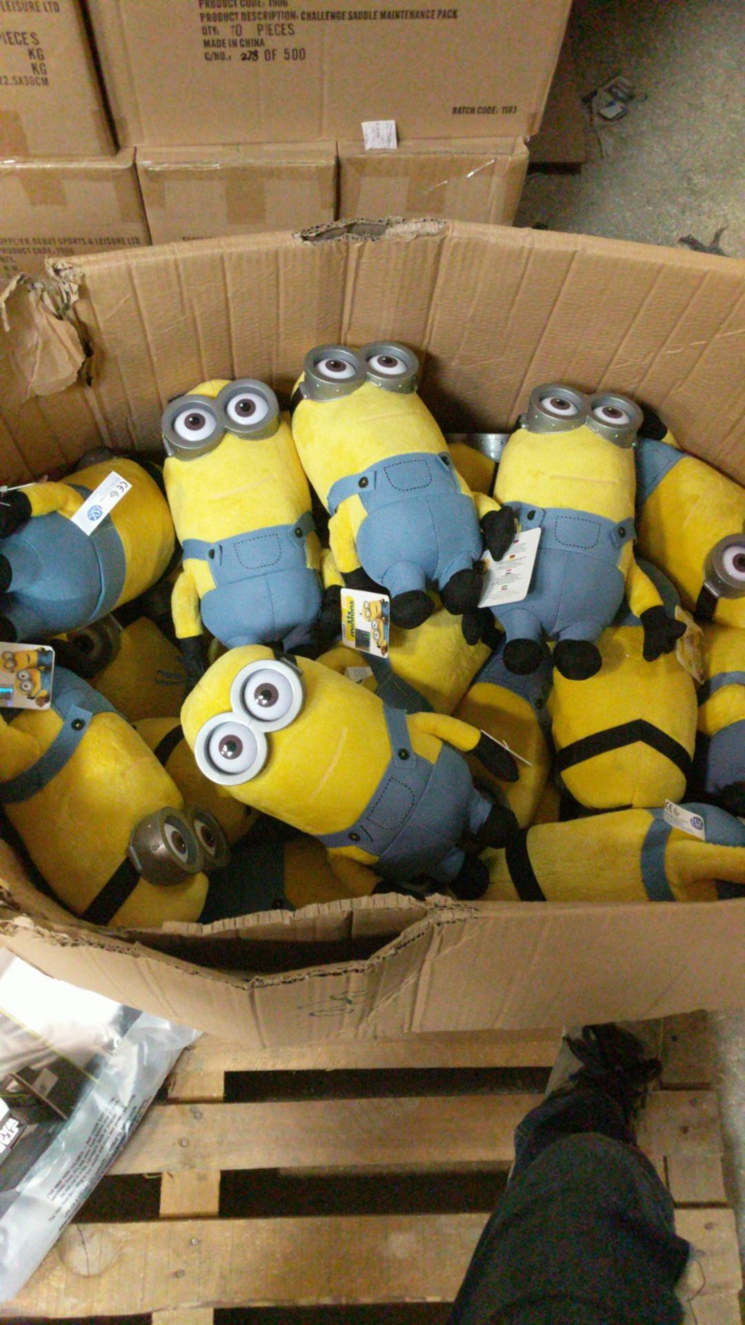 10pcs assorted Plush Toy Minions - all new - 10pcs in lot - may be assorted - may be all one