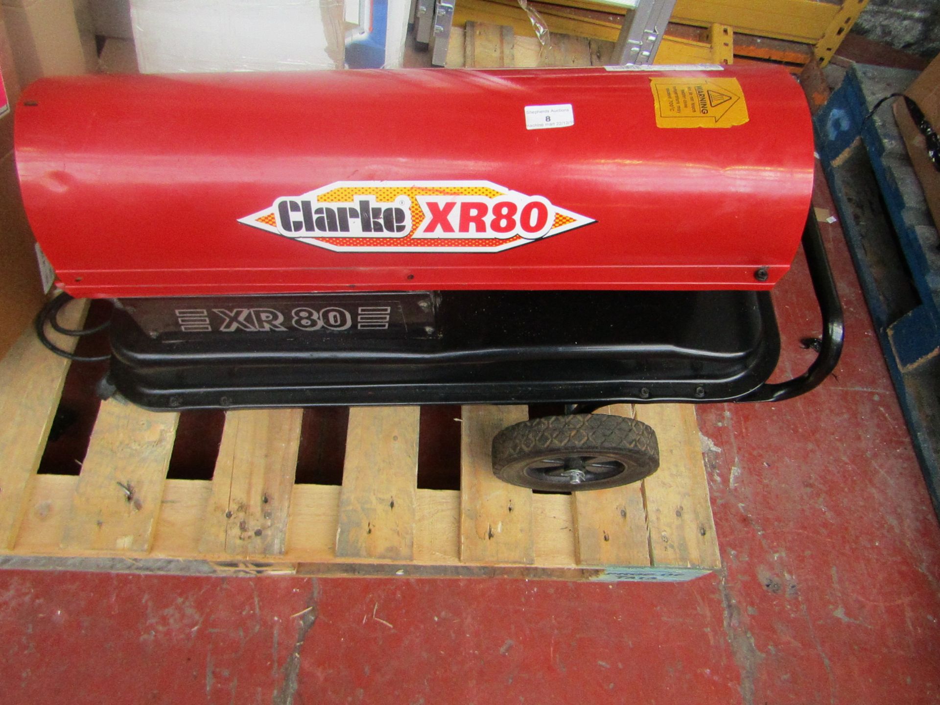 1 x CLARKE HEAT XR80 230V 20 7292 This lot is a Machine Mart product which is raw and completely