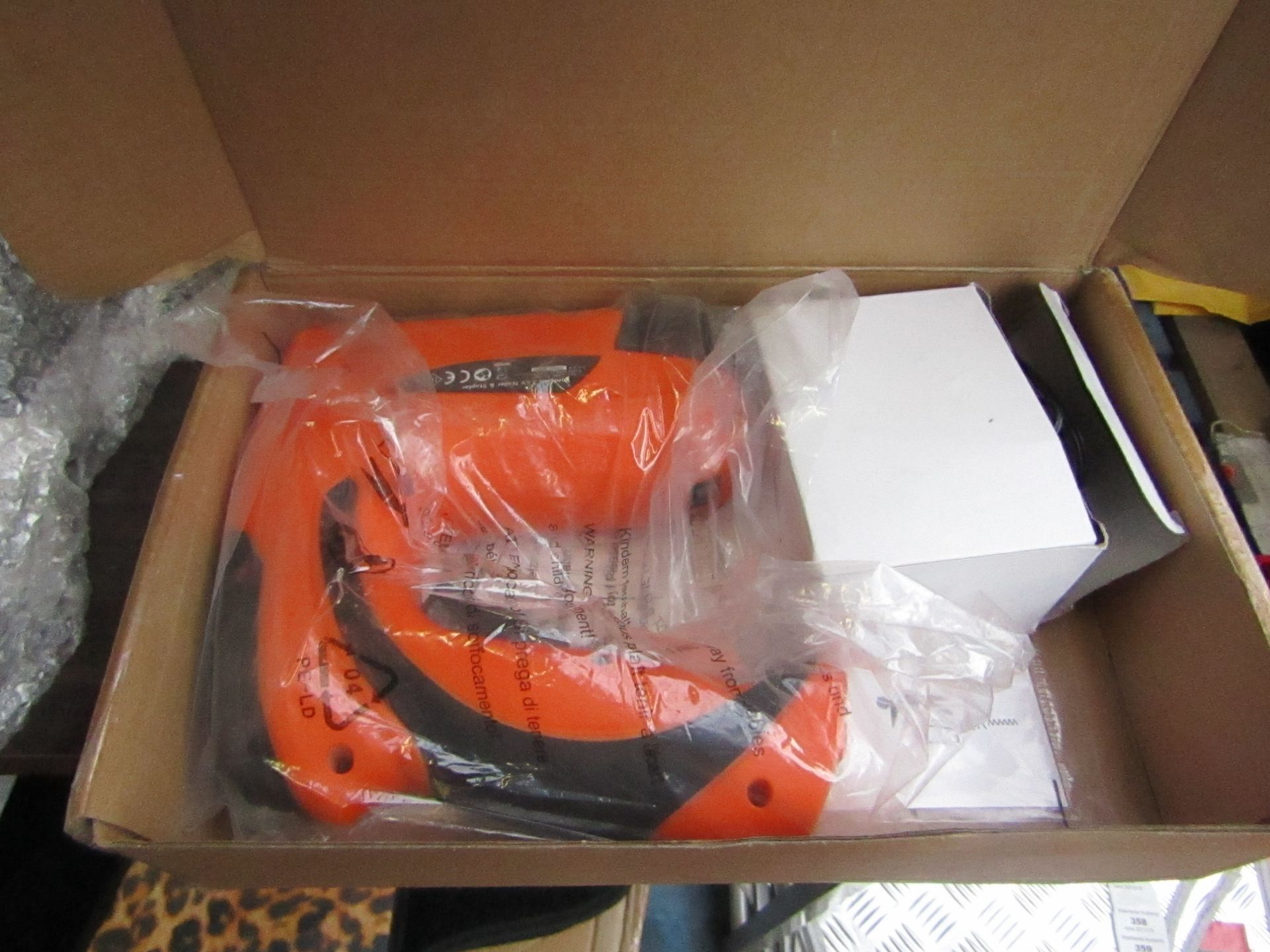 3.6v Nailer/stapler, boxed with charger, unchecked as we think it may need charging