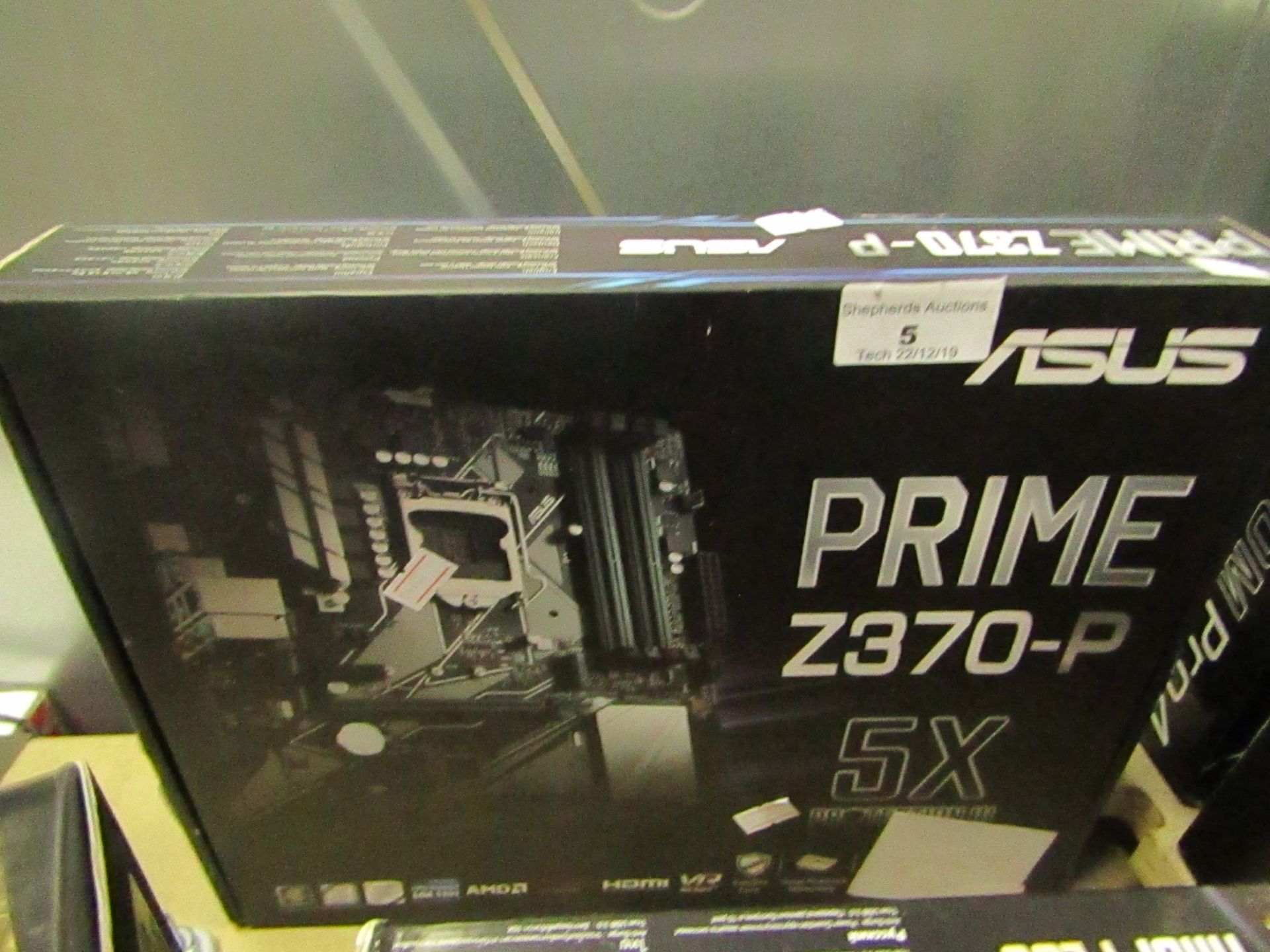 Asus Prime Z370-P motherboard, untested and boxed.