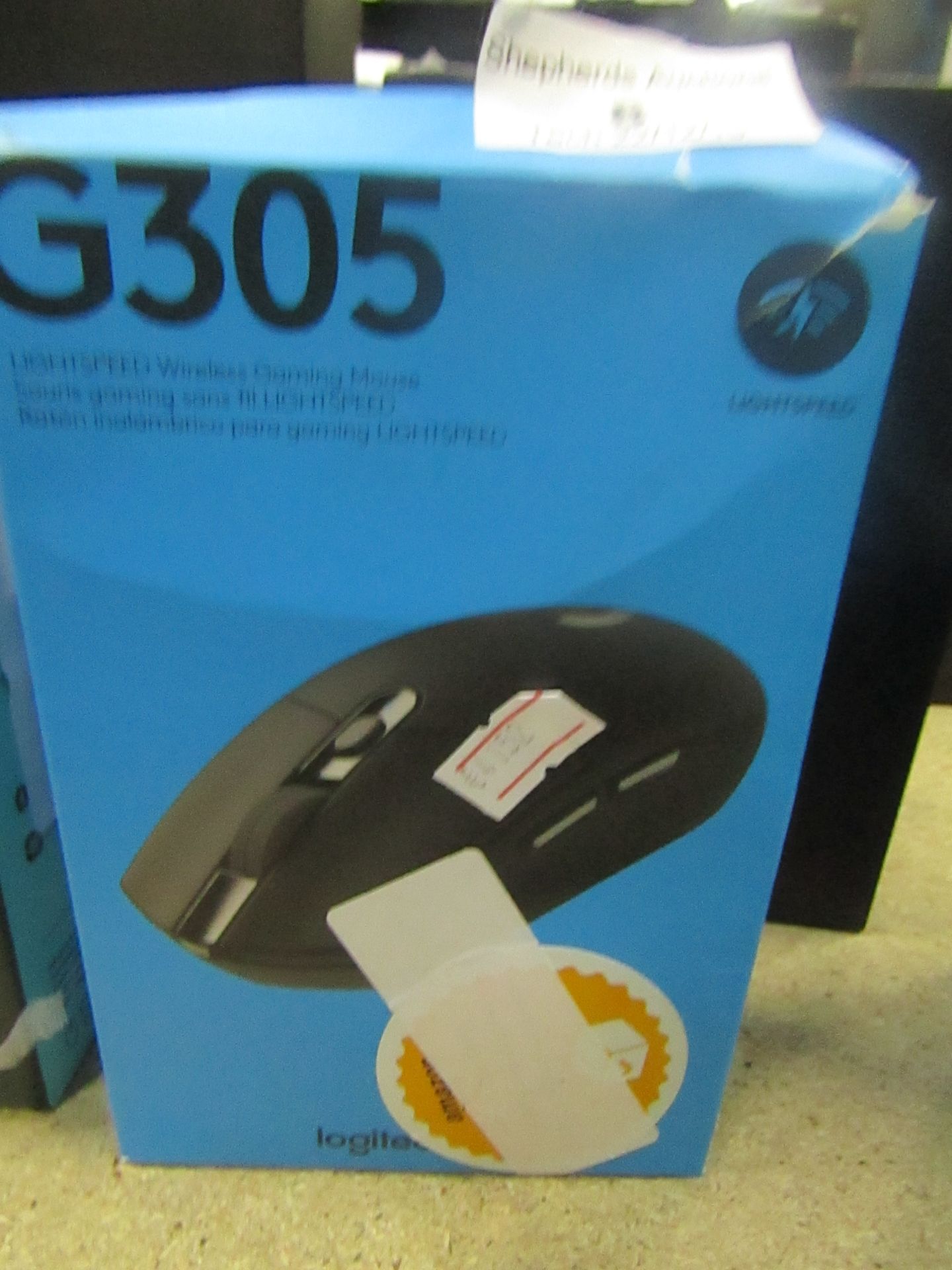 Logitech G305 Lightspeed gaming mouse, untested and boxed.