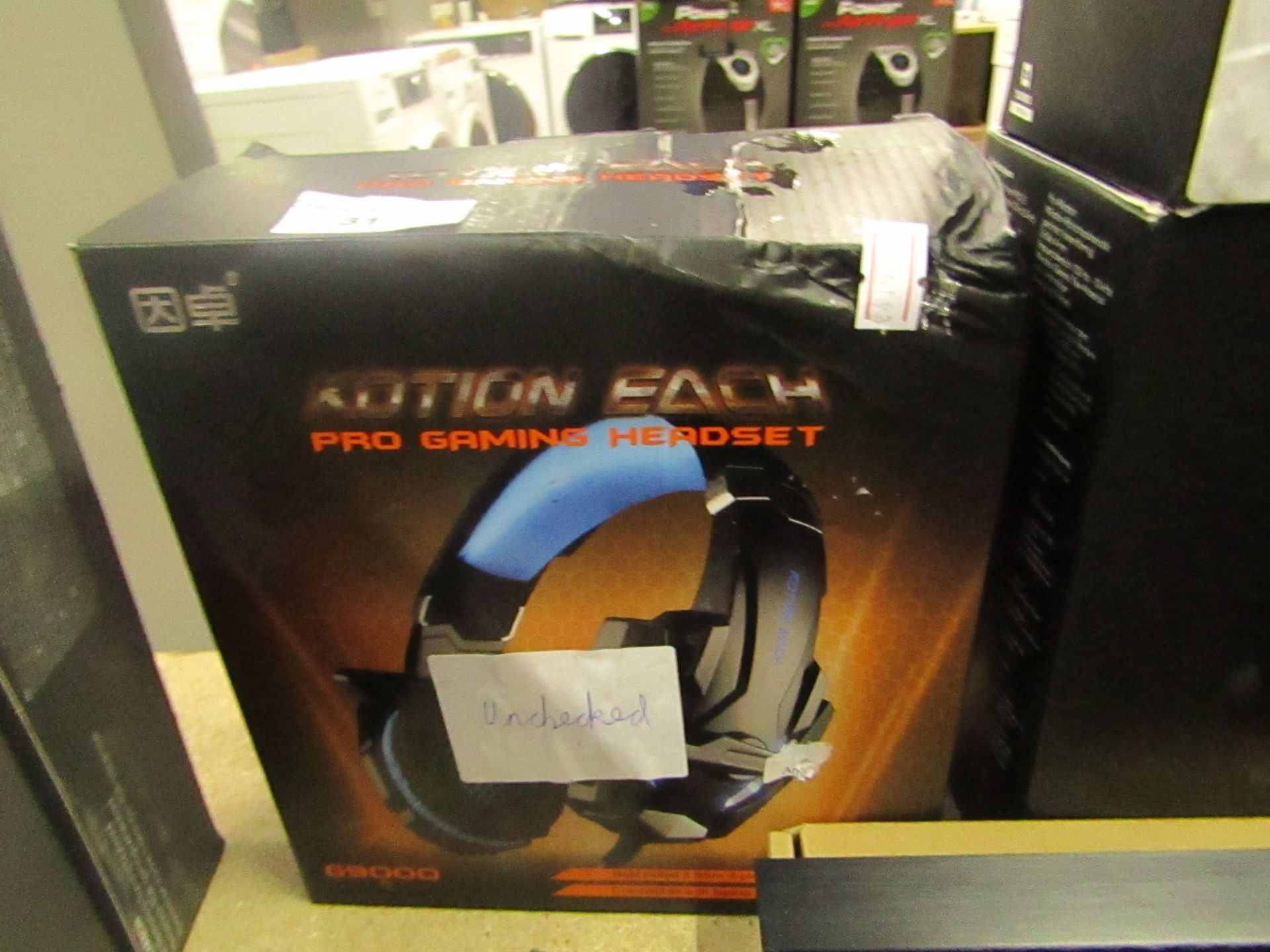 Kotion Each gaming headset, untested and boxed.