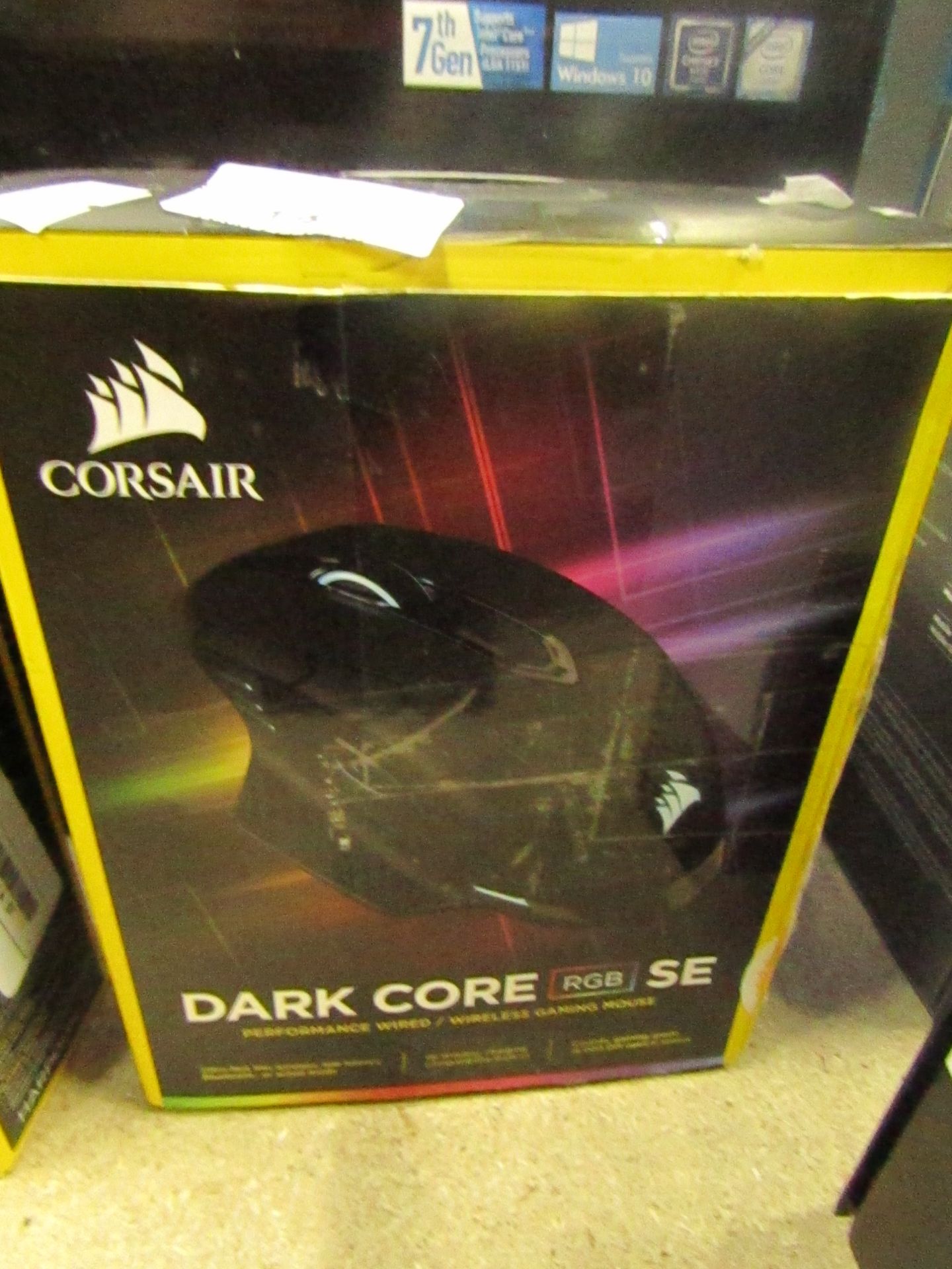 Corsair Dark Core RGB SE performance wireless gaming mouse, tested working, RRP £75.00