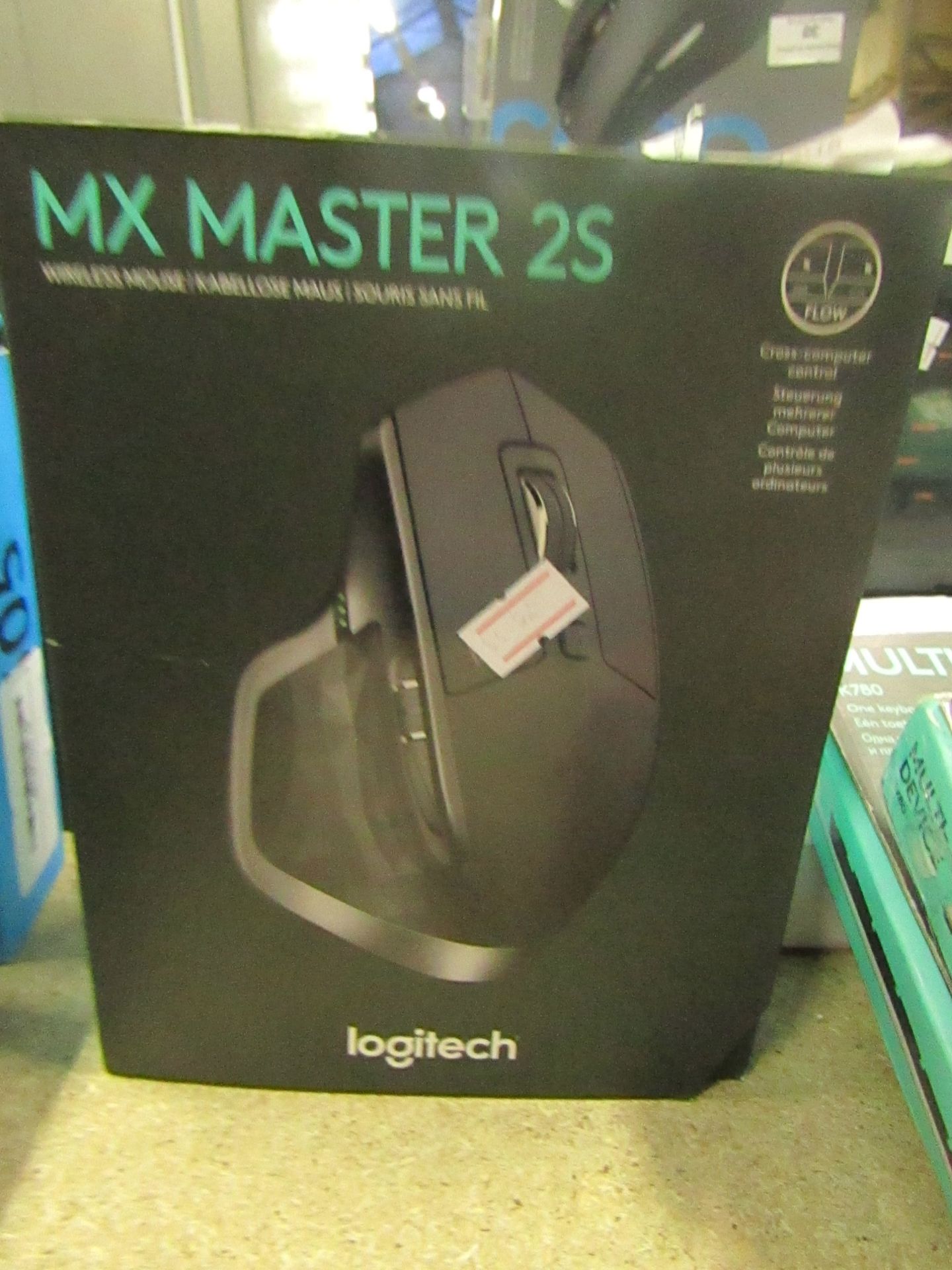 Logitech MX Master 2S gaming mouse, tested working and boxed. RRP £99.99