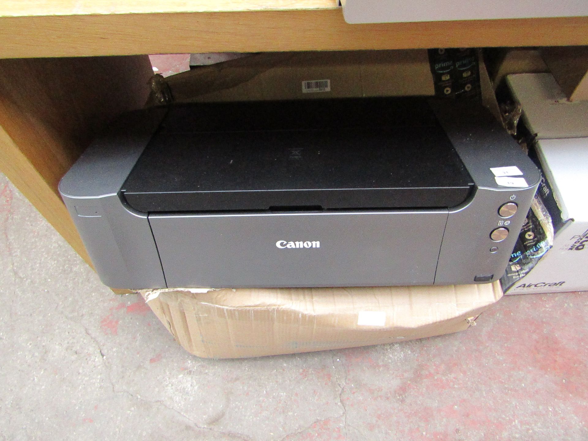 Canon PIXMA PRO-10S Wireless Inkjet Photo Printer - Colour black&grey, untested and boxed. RRP Circa