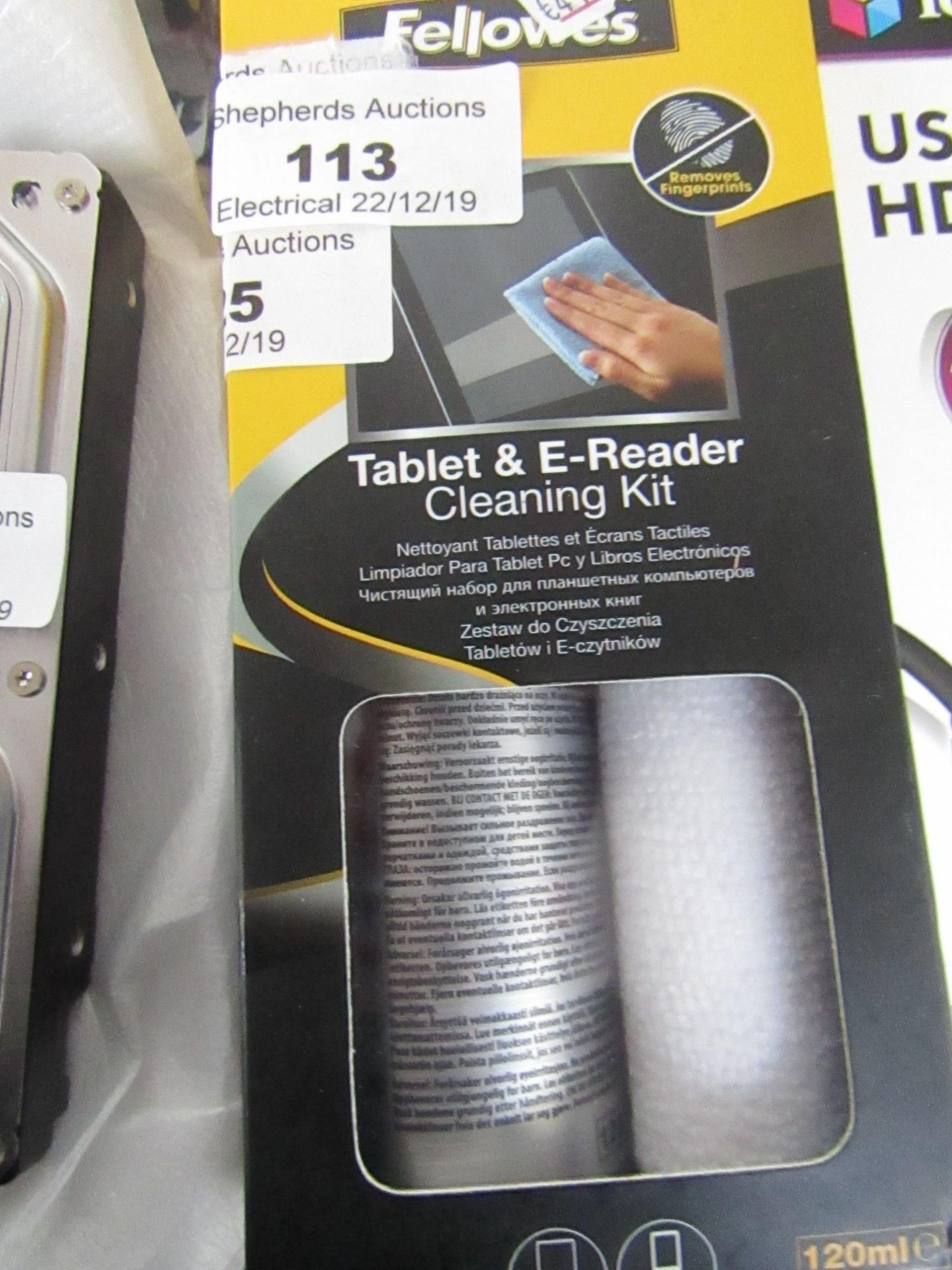 Fellowes - Tablet & E-Reader Cleaning kit, look new boxed.