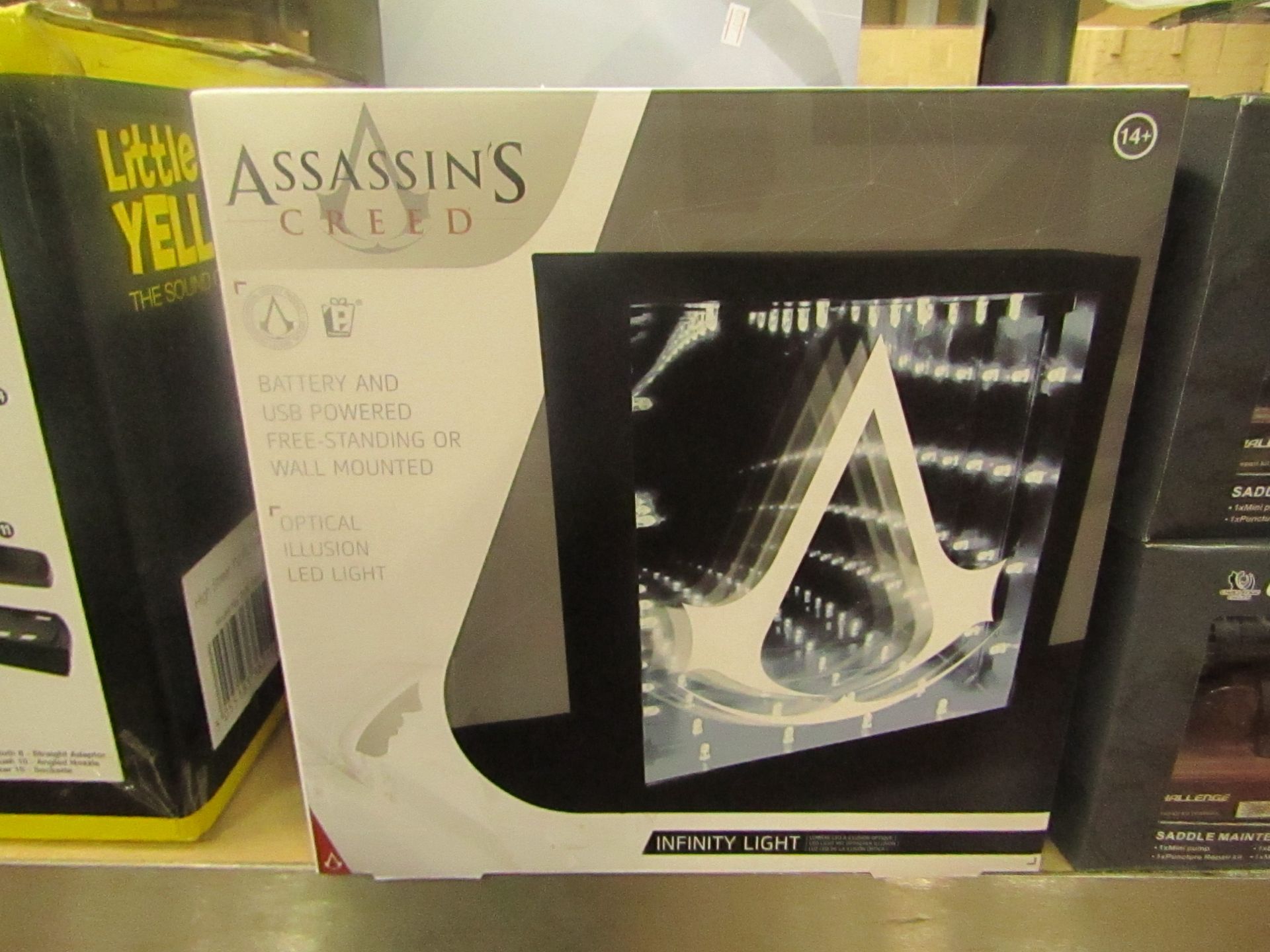 Assassin's Creed Optical Illusion LED Light new & packaged unchecked