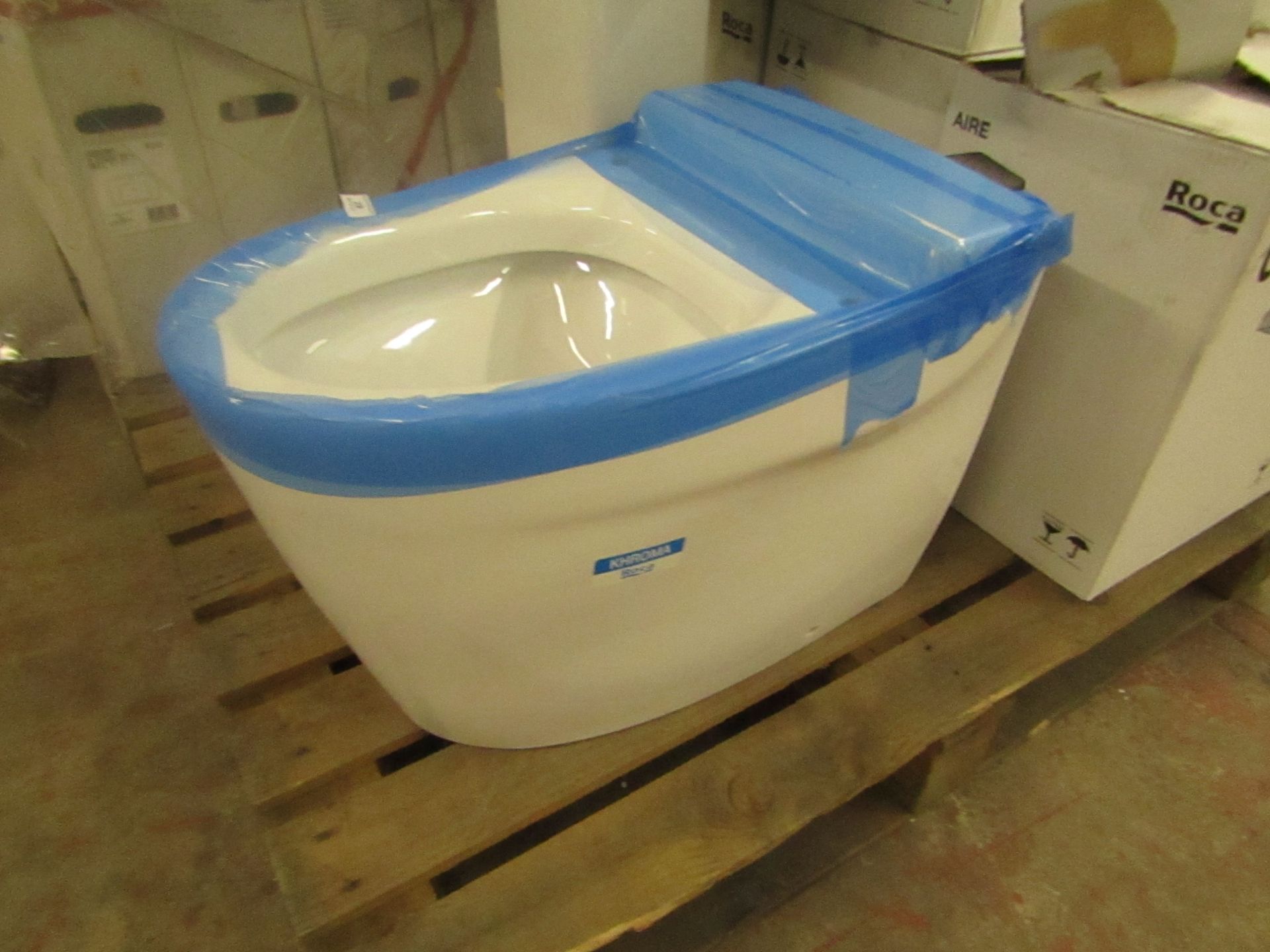 Roca Khroma BTW toilet pan, new and boxed, RRP £769 see link, https://www.tradetaps.com/roca-