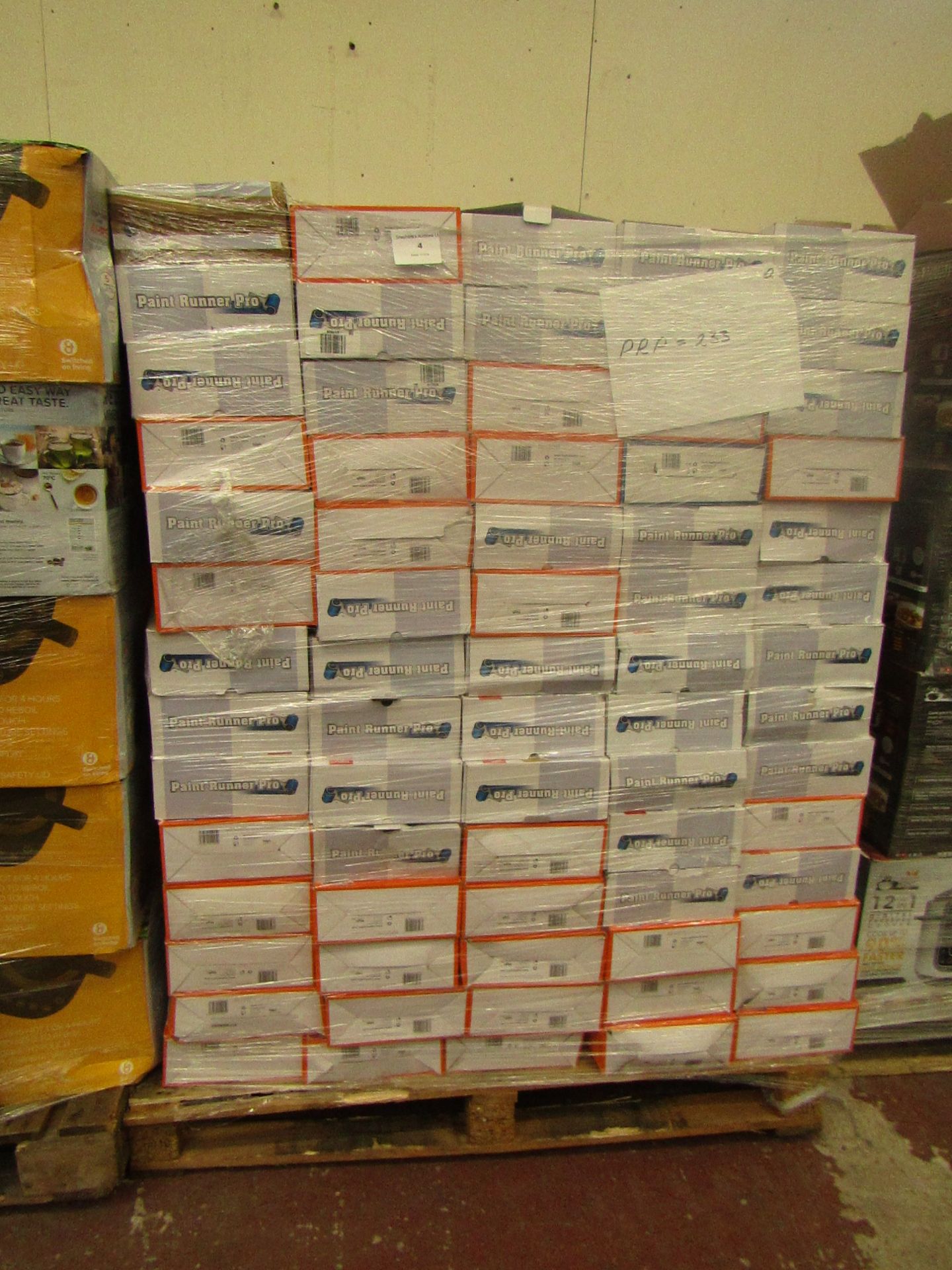 pallet of 233x Paint Runner Pro's, unchecked and boxed | SKU - | RRP £29.99 | total lot RRP £6987.67