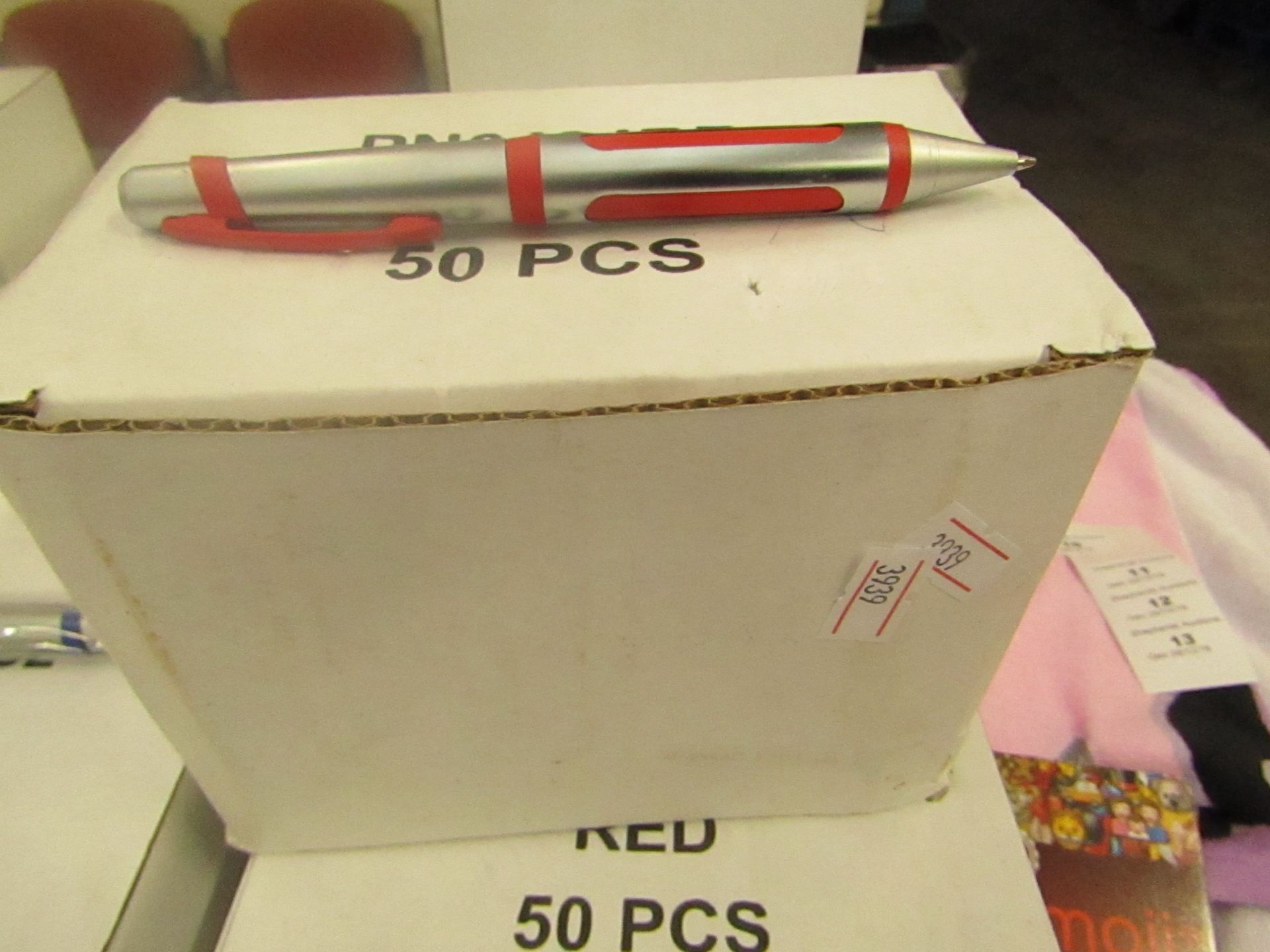 box of 50 Pens unchecked