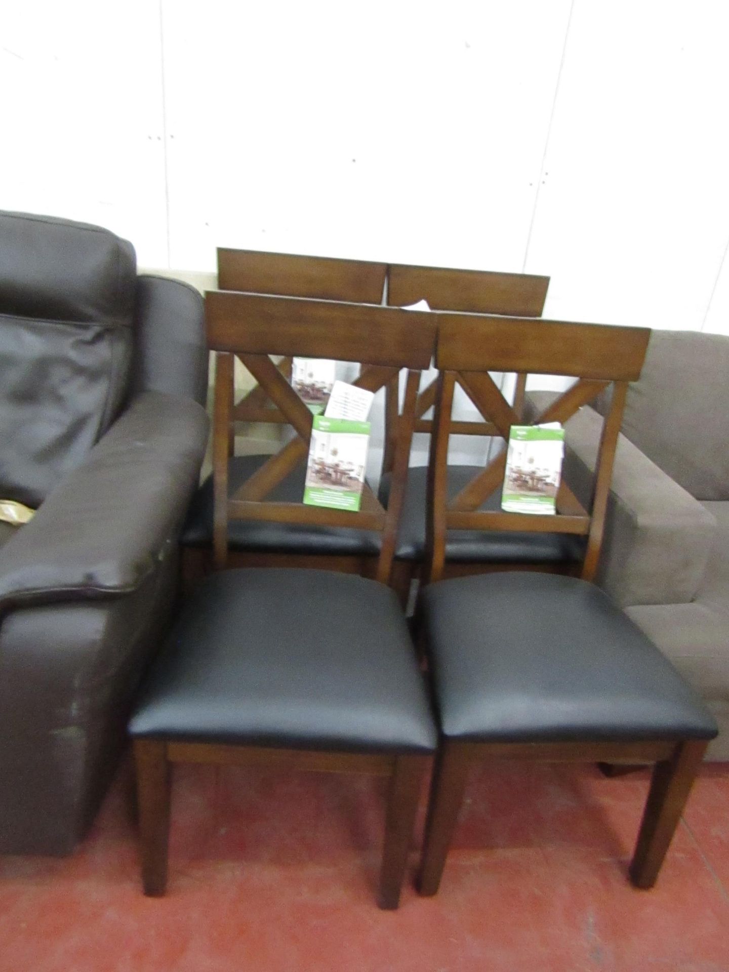 4 x Bayside furnishings Dinning Chairs, new with tags