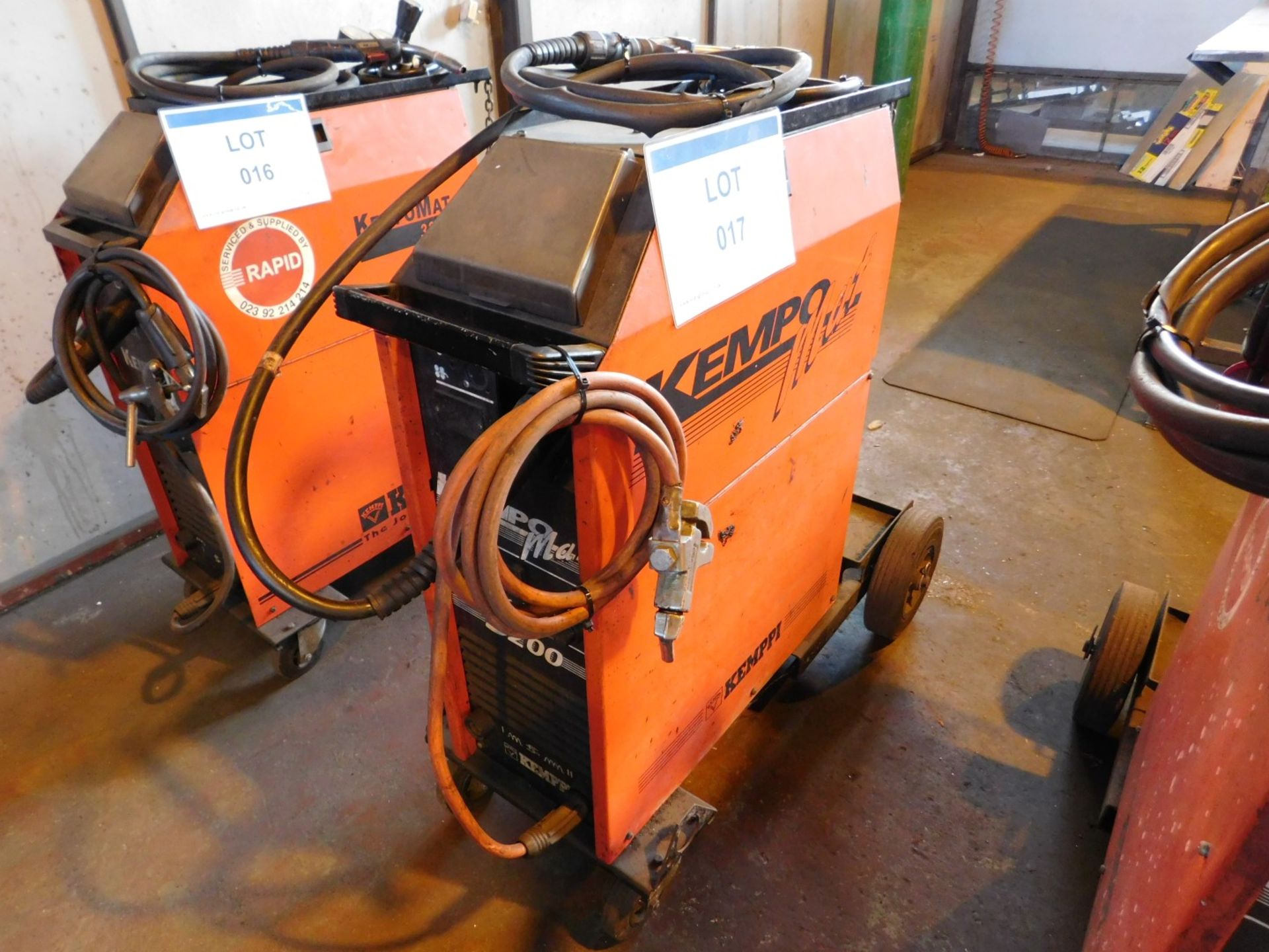 Kemppi Kempomat 3200 Mig Welding Set