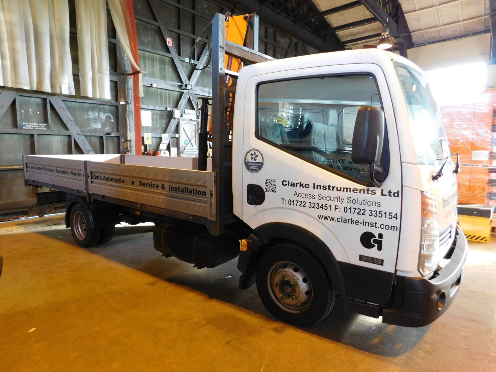 Nissan Cabstar drop side truck, Registration No. EY58 UUA - Image 3 of 8