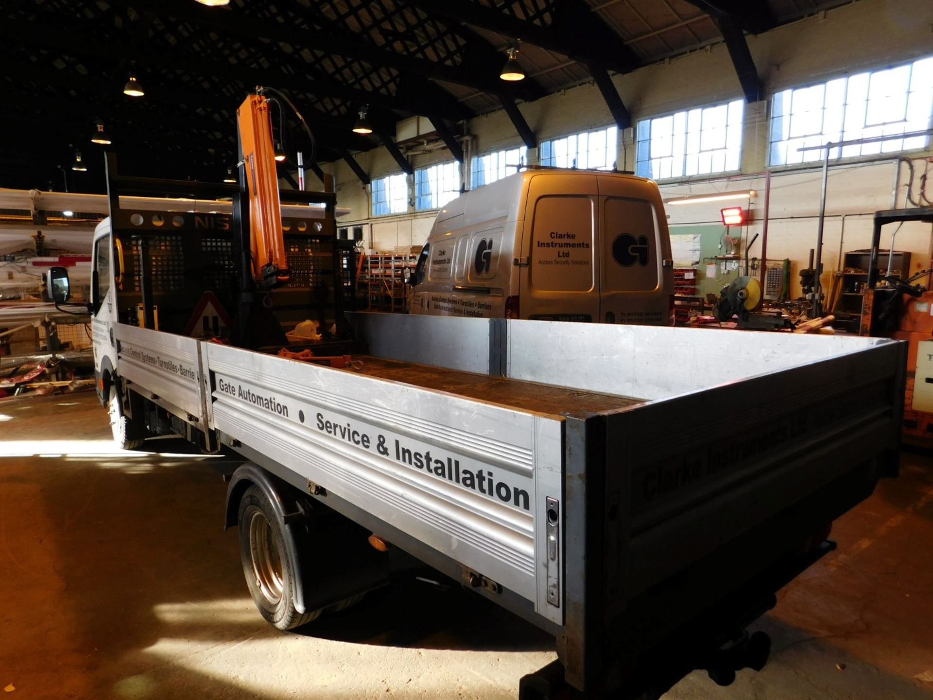 Nissan Cabstar drop side truck, Registration No. EY58 UUA - Image 8 of 8